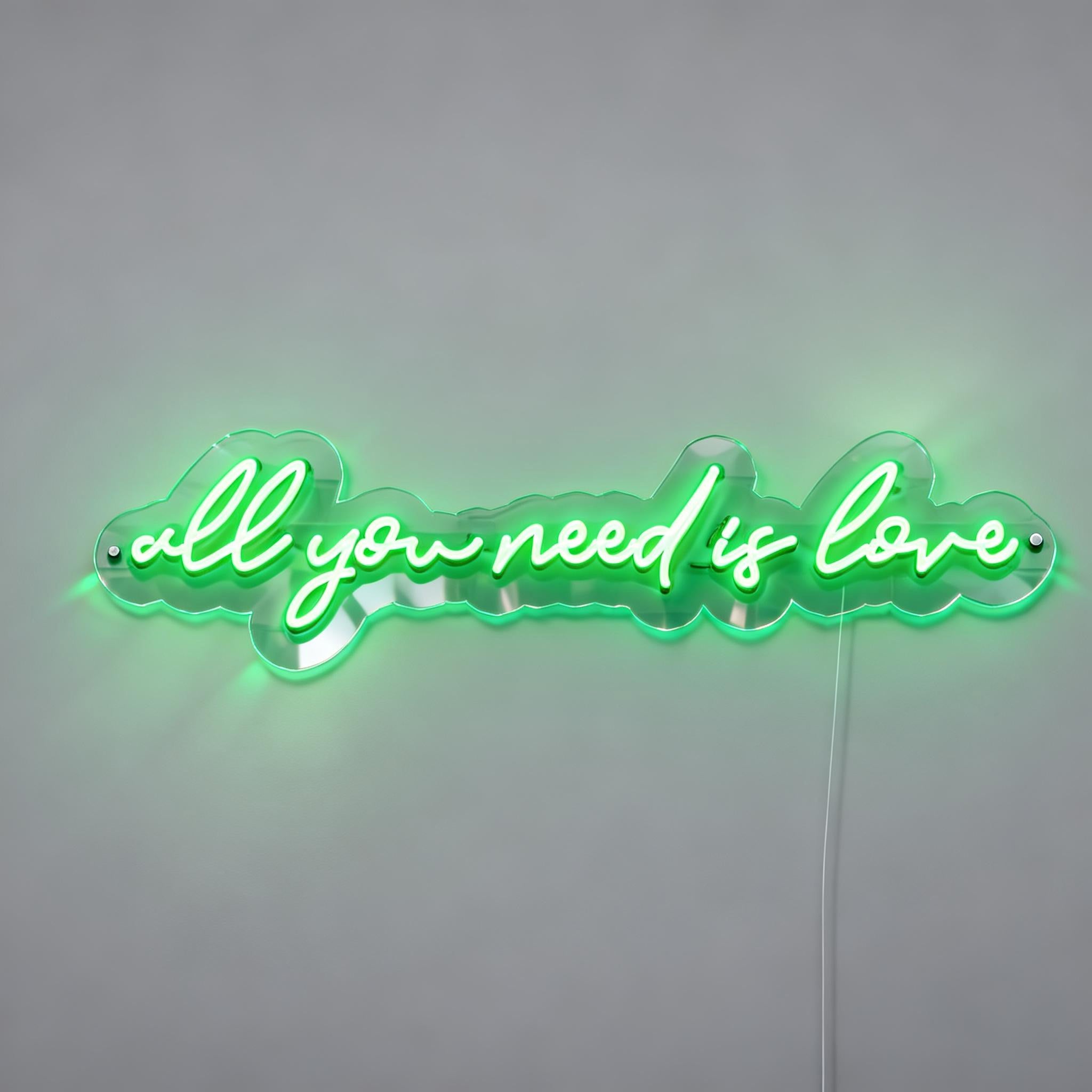 All You Need Is Love Neon Sign