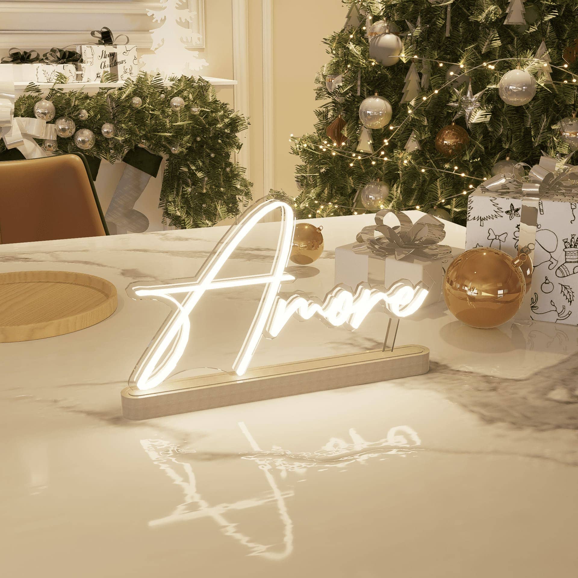 Christmas Amore Love Amour Sign
