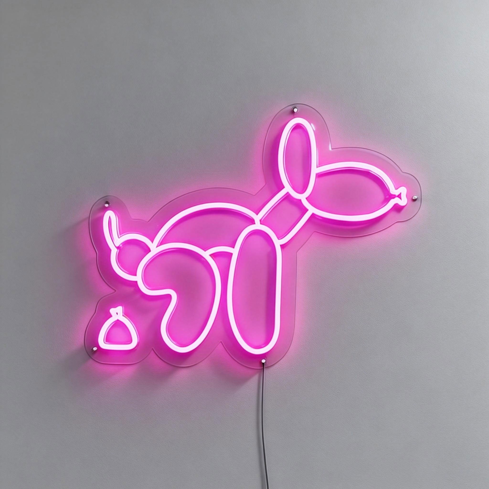 Balloon Dog Neon Sign