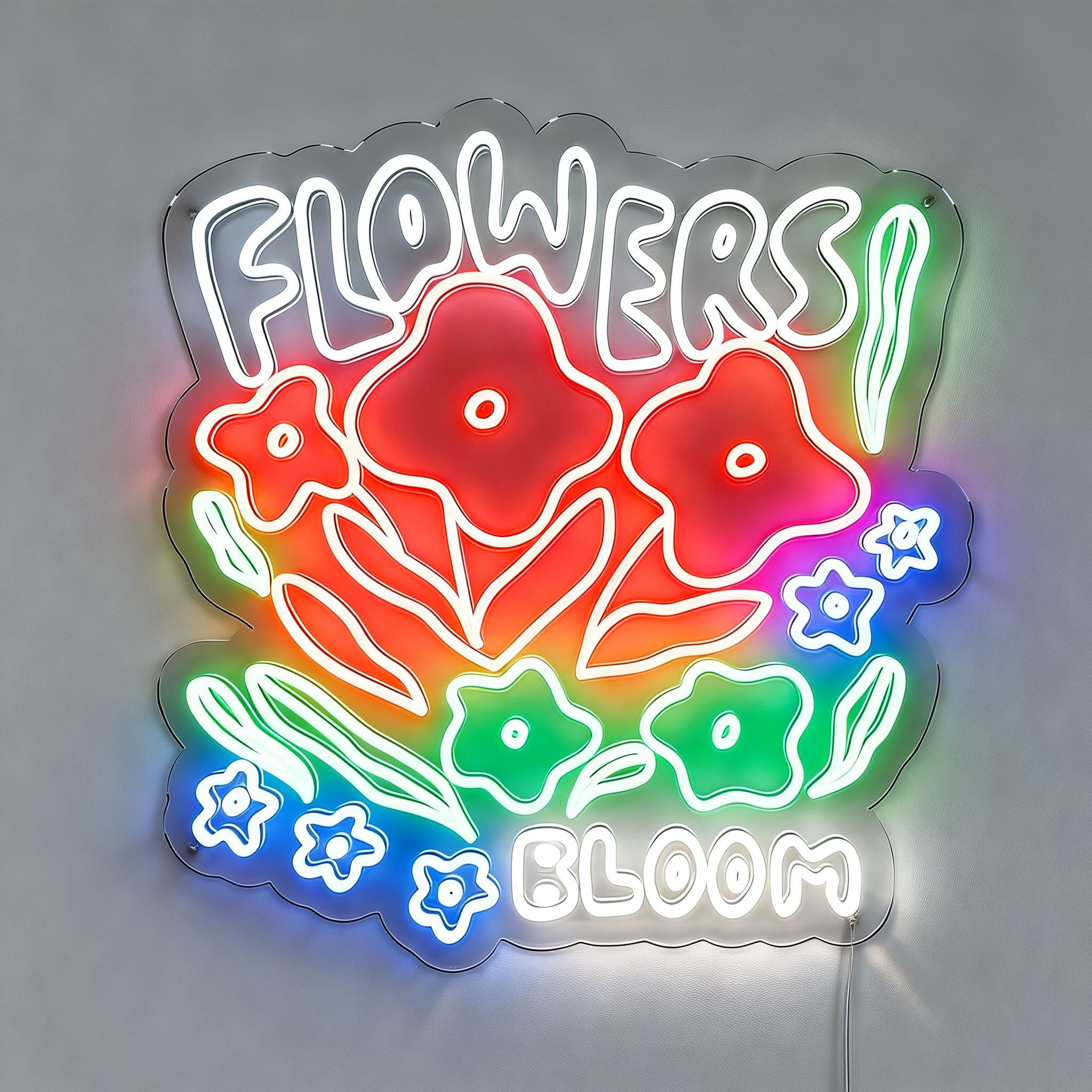 Blooming Flower Neon Sign