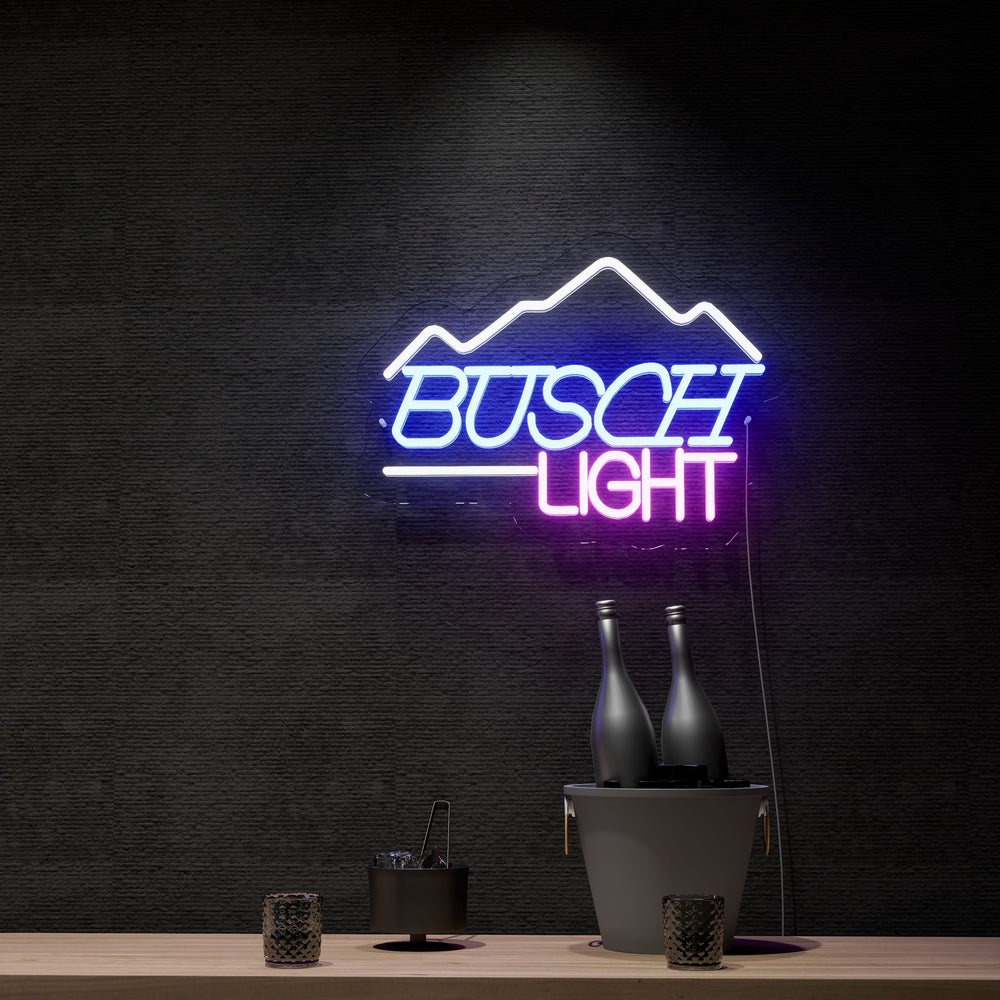 Bush Led Light Sign Original Busch Light Neon Sign — NeonsignLife™ | Custom LED Neon Sign ...