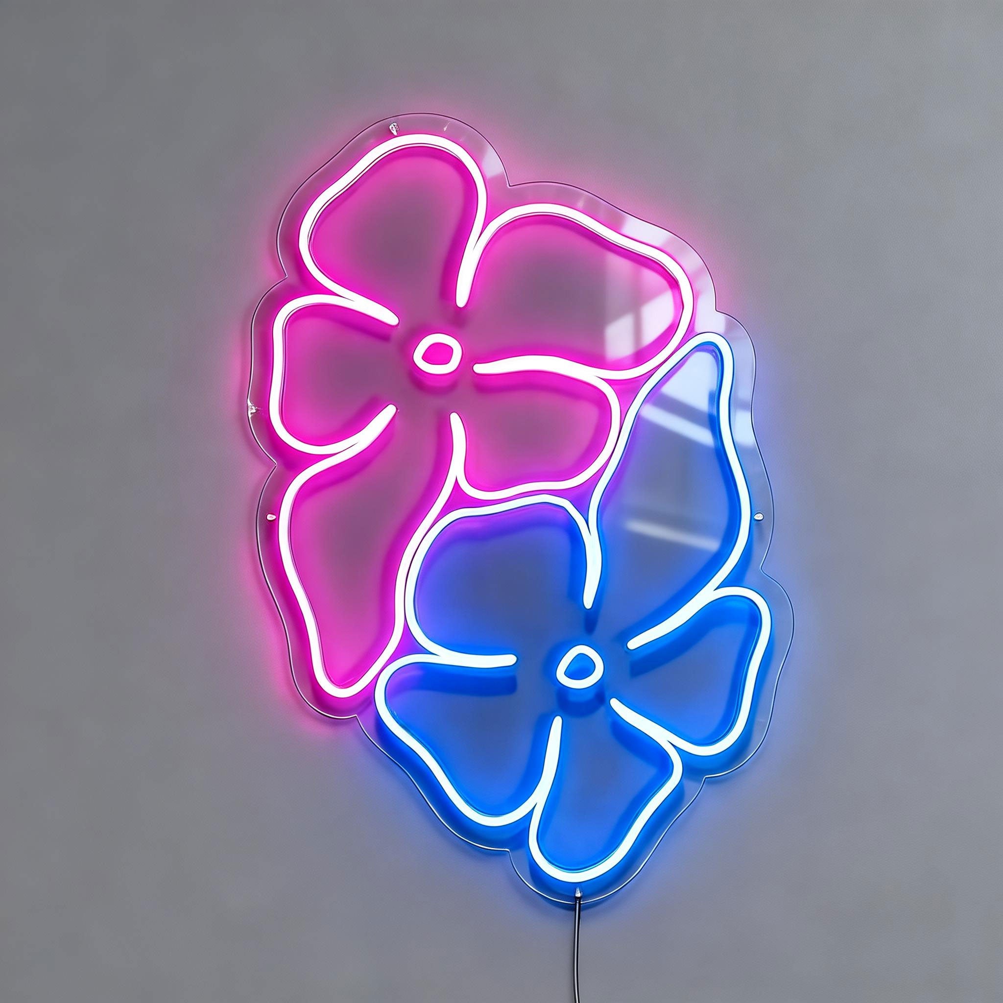 Butterfly Flower Neon Sign