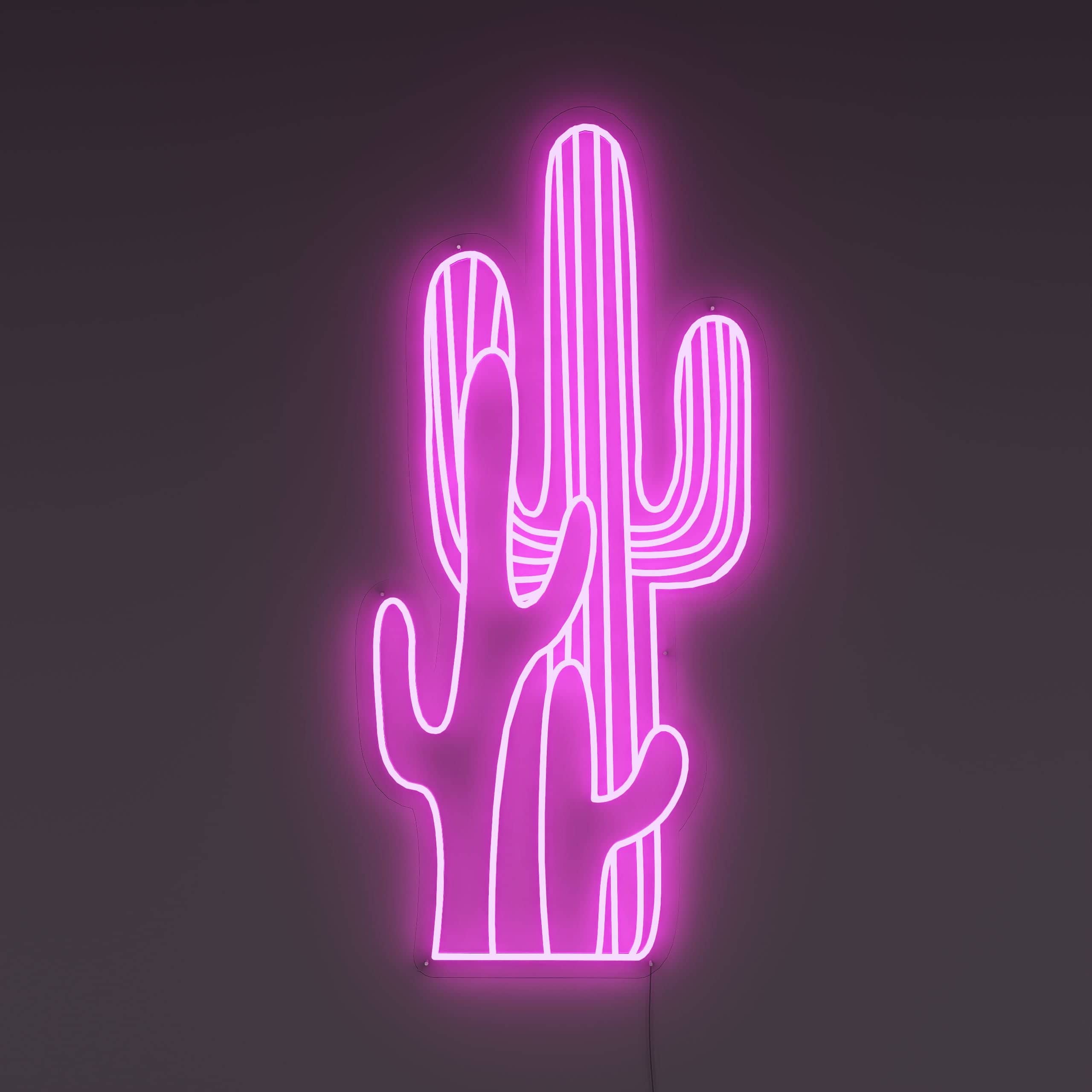 Multicolor Cactus Neon Sign — NeonsignLife™