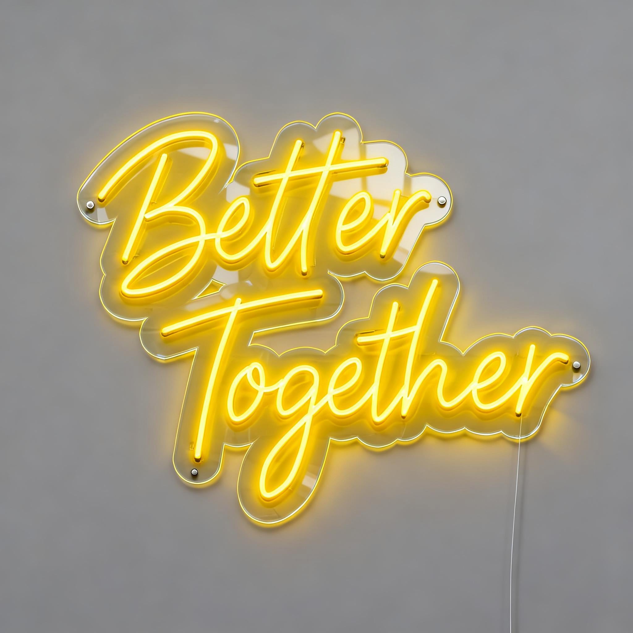 Better Together Led Neon Signs — NeonsignLife™ | Custom LED Neon