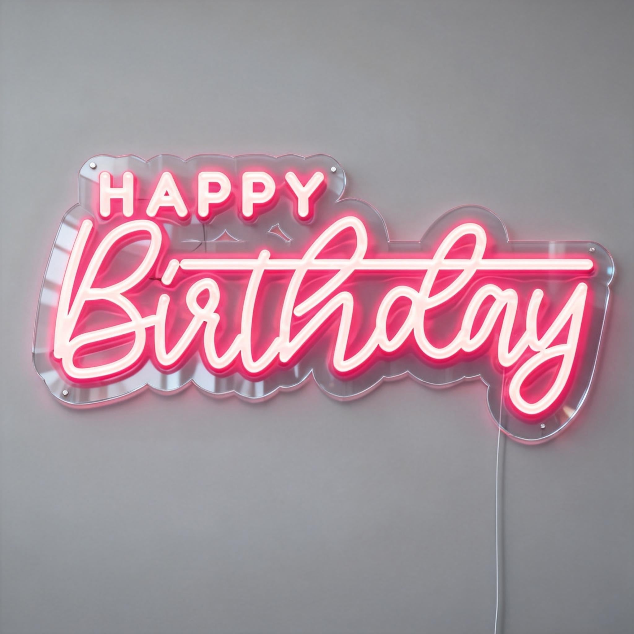 Birthday Led Neon Sign — NeonsignLife™ | Custom LED Neon Sign & Wall ...