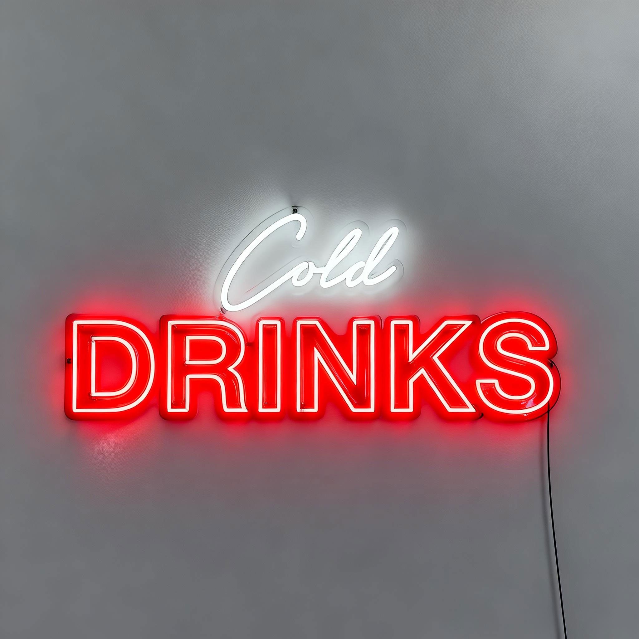 Cold Drinks Neon Signs for Bar