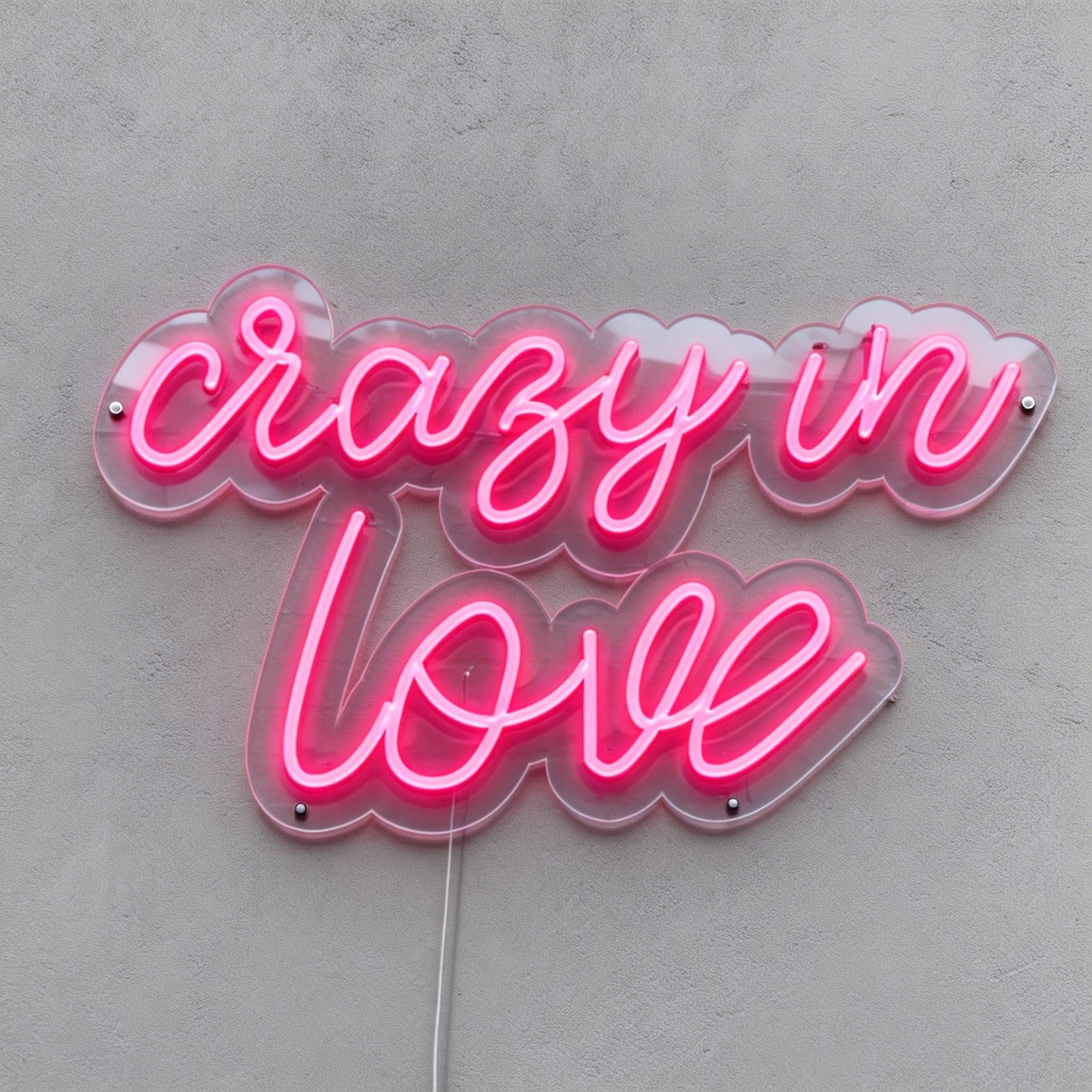Crazy In Love Led Neon Sign