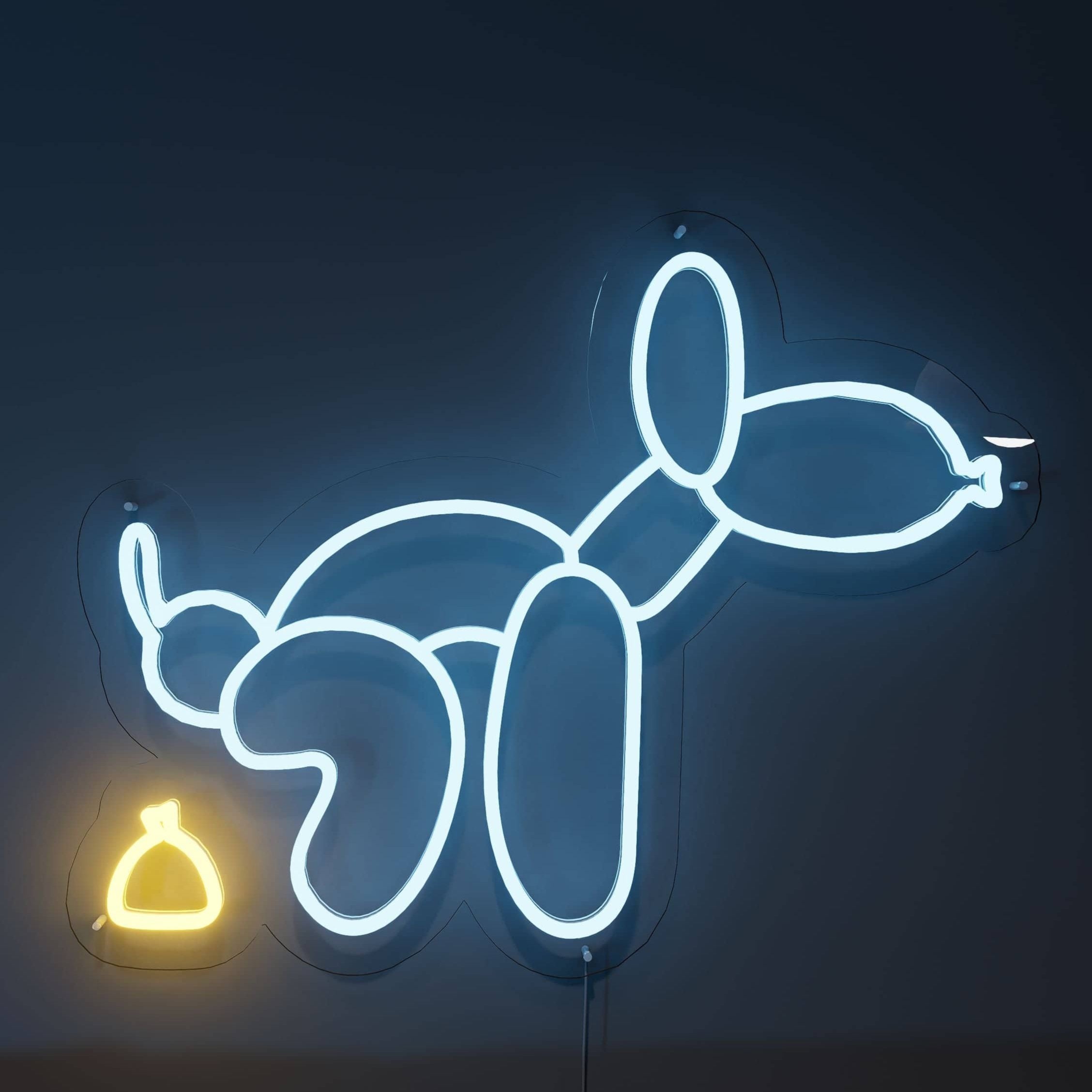 Balloon Dog Neon Sign-lite