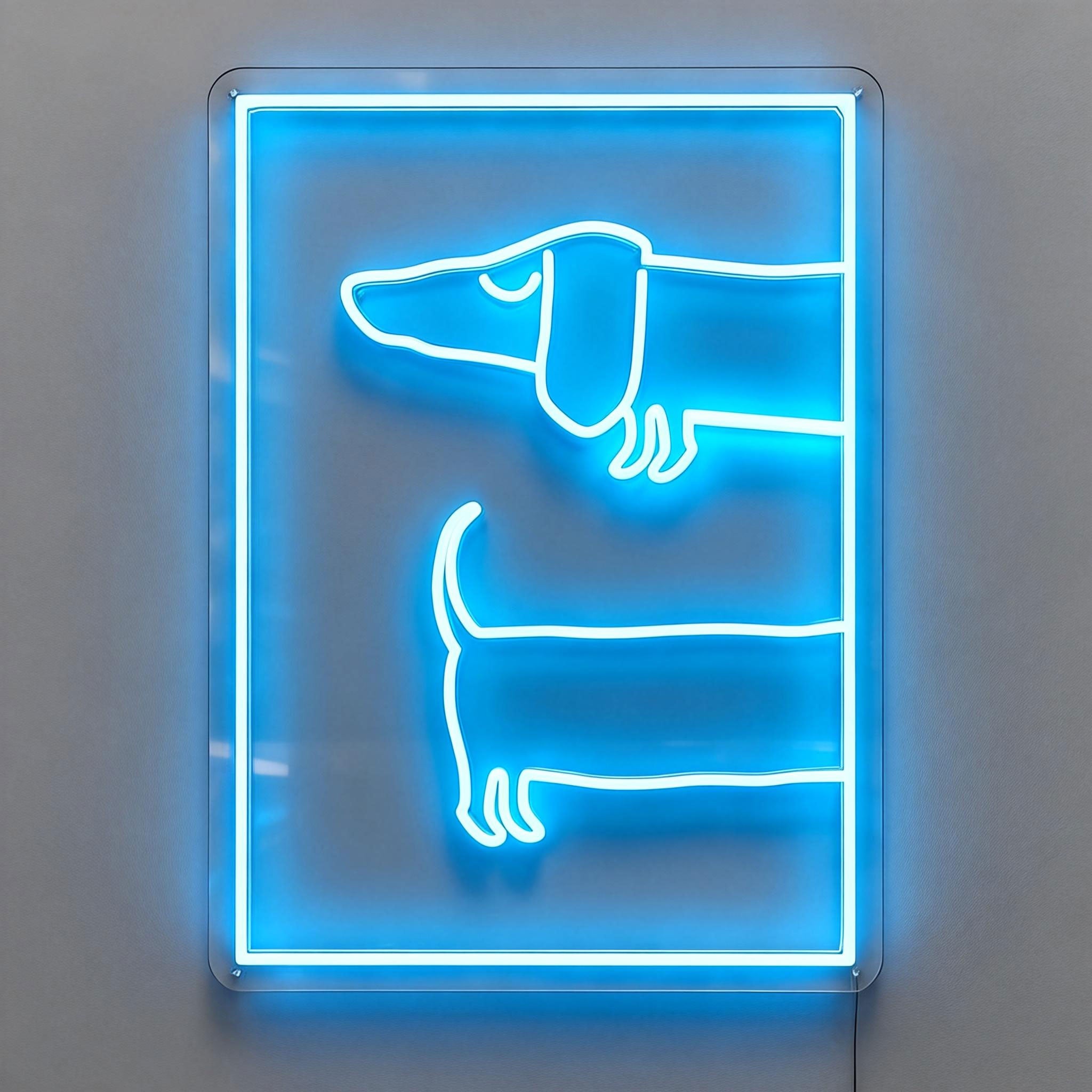 Dachshund Dog Neon Sign by Picasso
