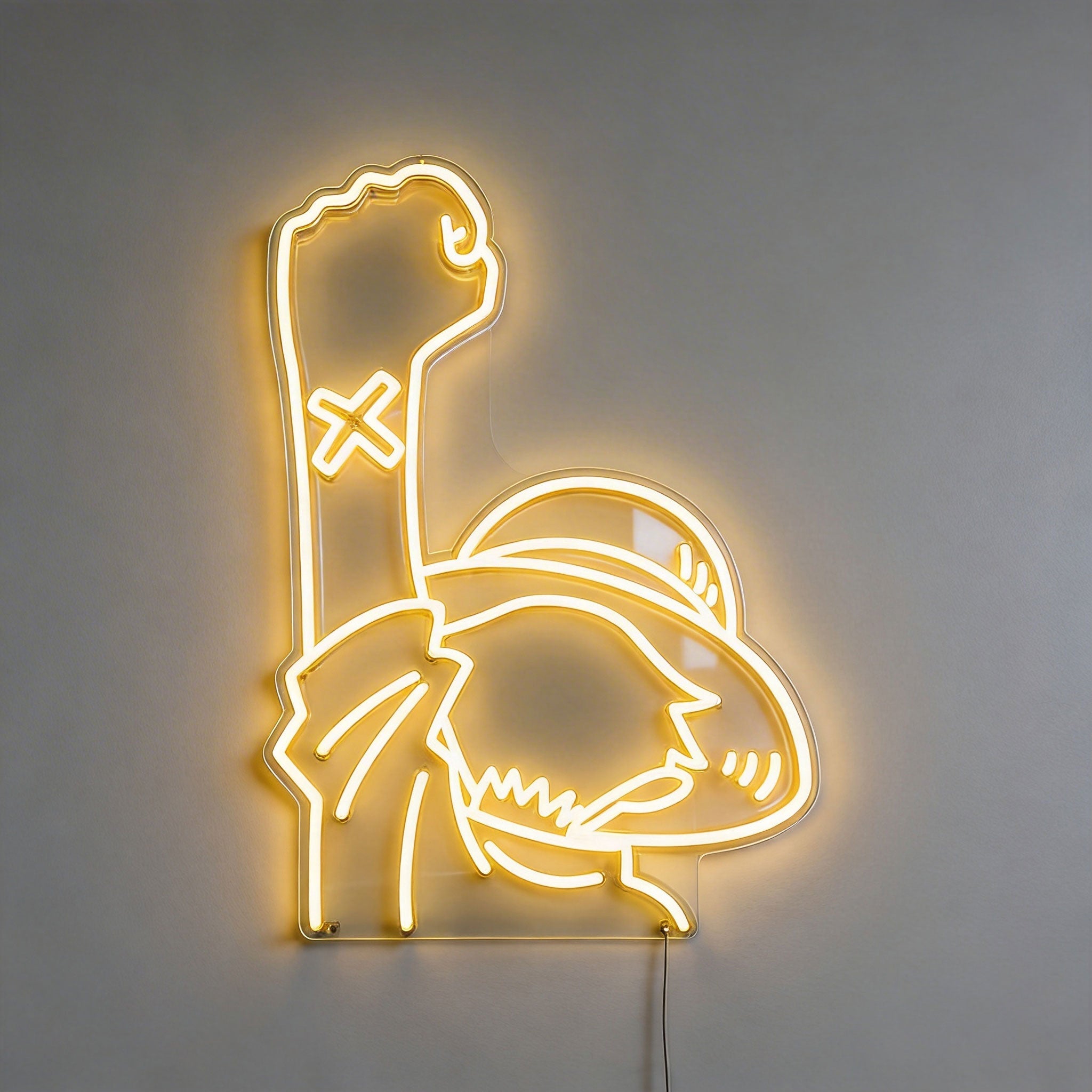 Fighting Luffy One Piece Neon Sign