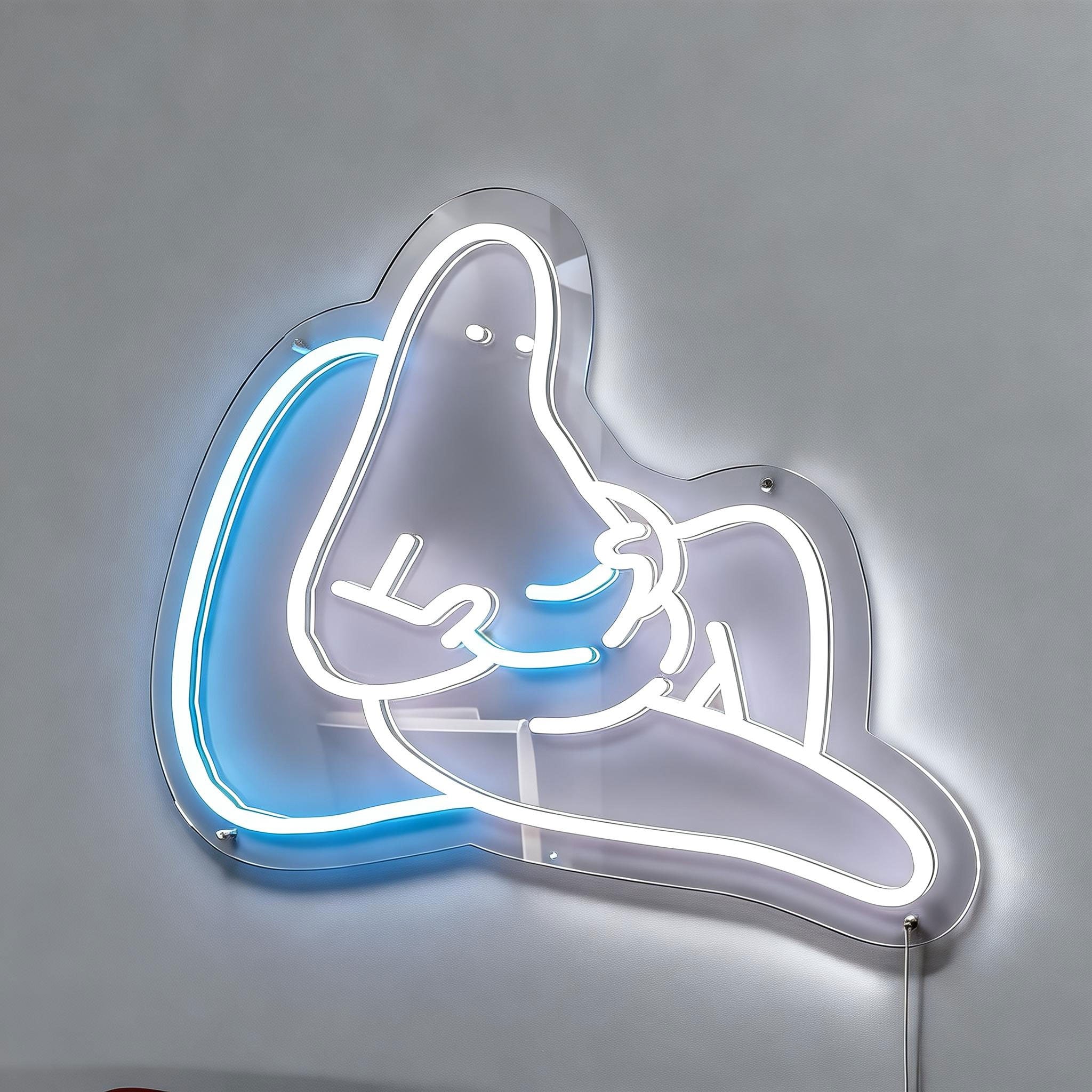 Funny Neon Sign Am I Fat