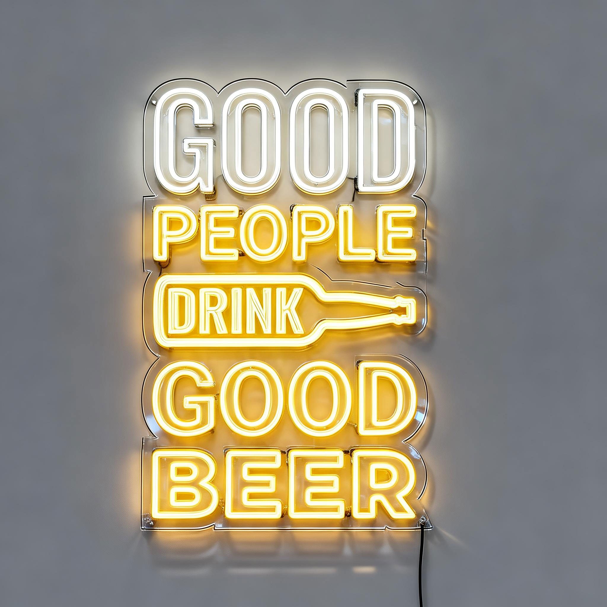 Good People Drink Good Beer Neon Signs