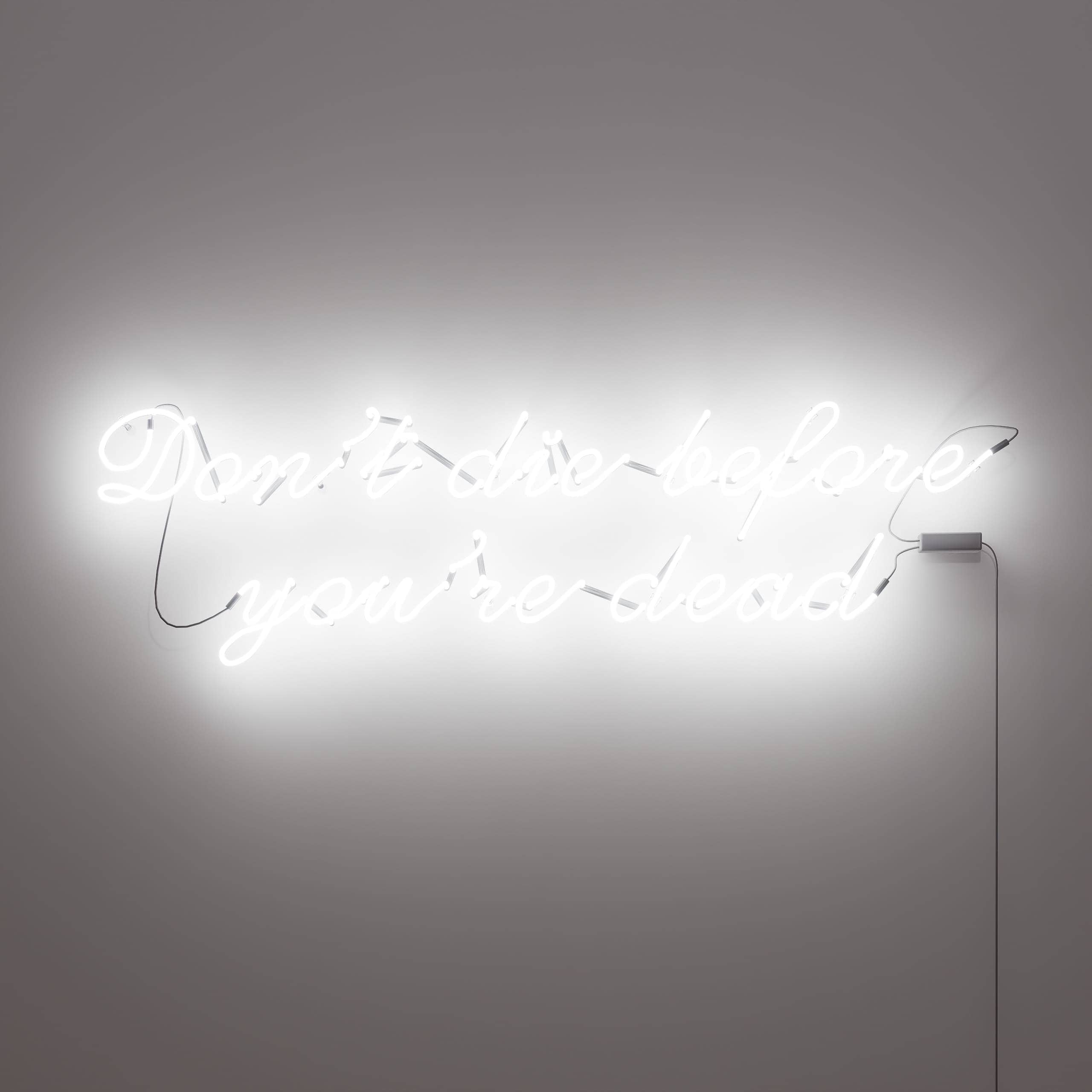 Don’t die before you’re dead vintage neon signs — Custom LED Neon Sign & Wall Decor Art