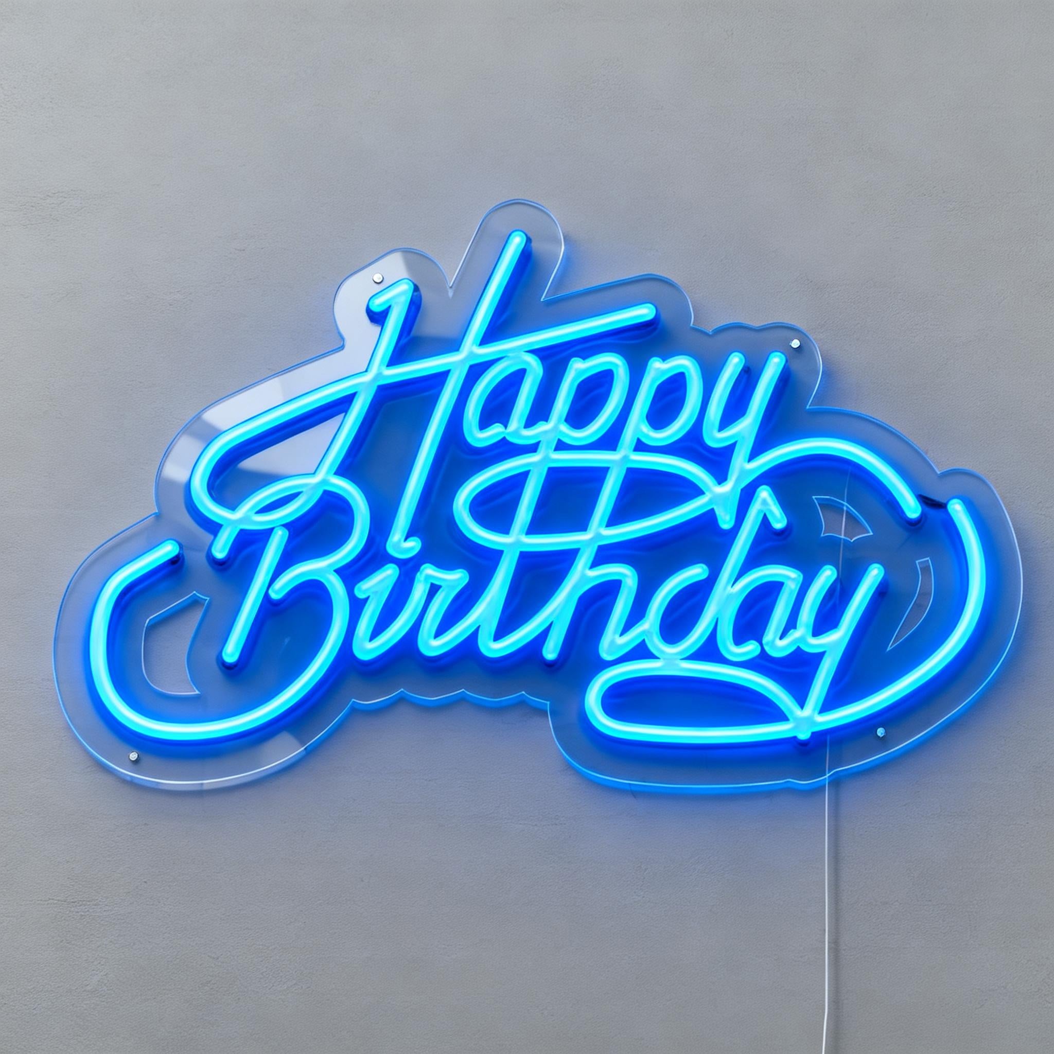 Happy Birthday Led Neon Lights