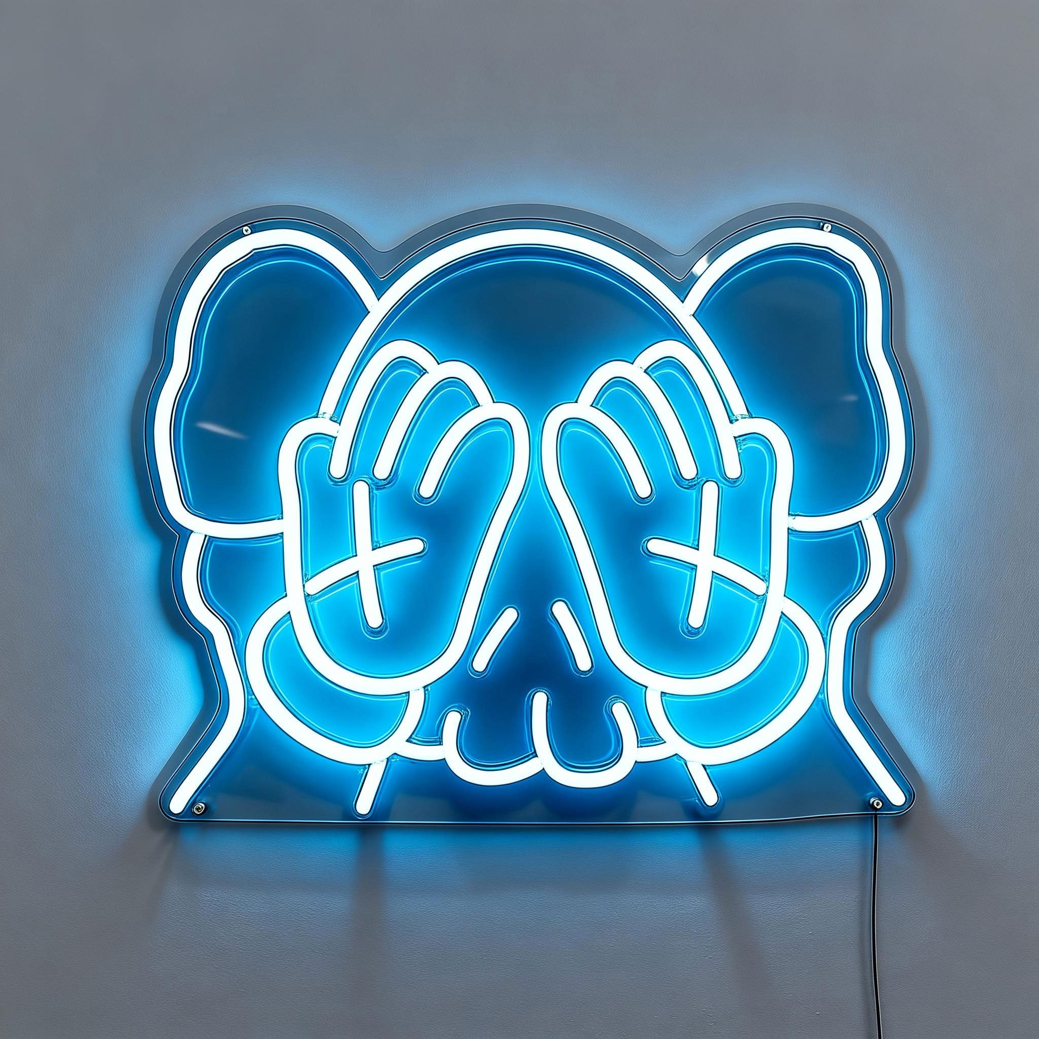 Kaws Neon Sign