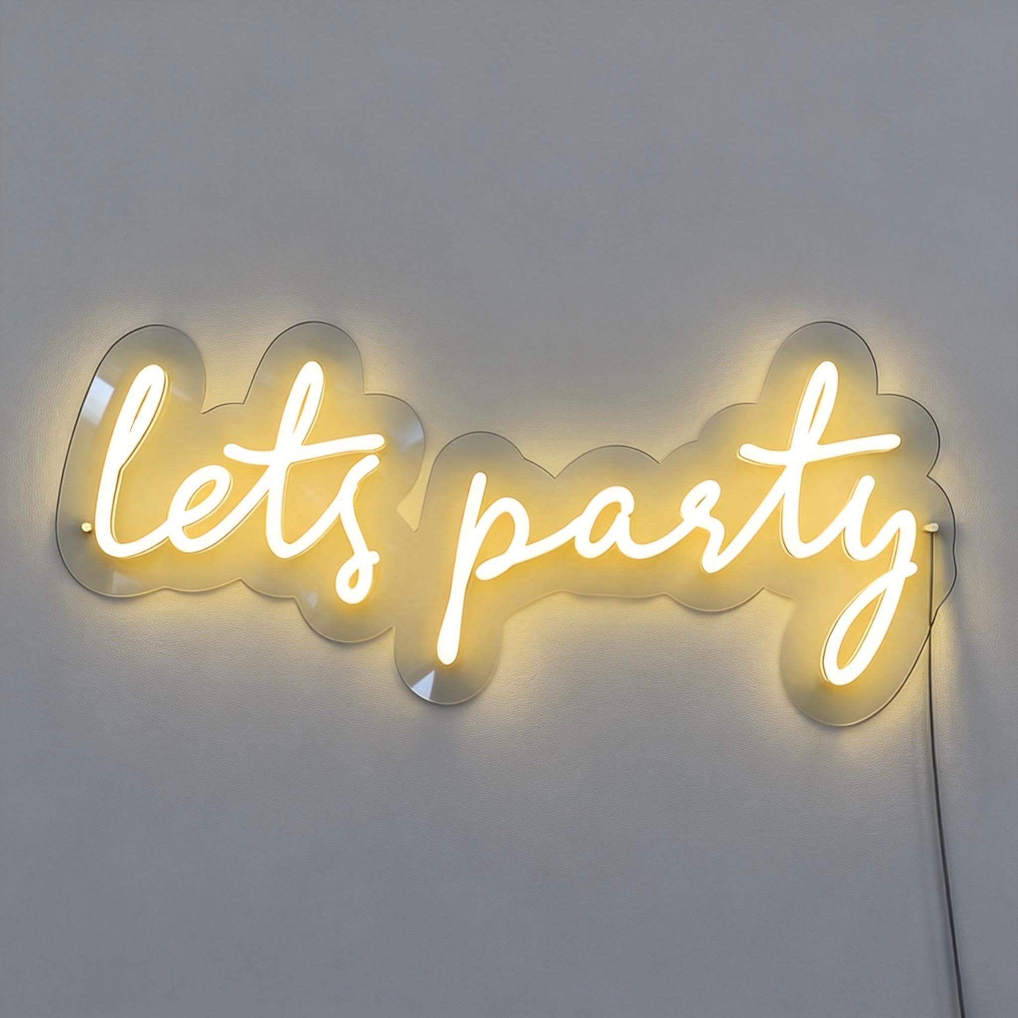 Lets Party Neon Sign