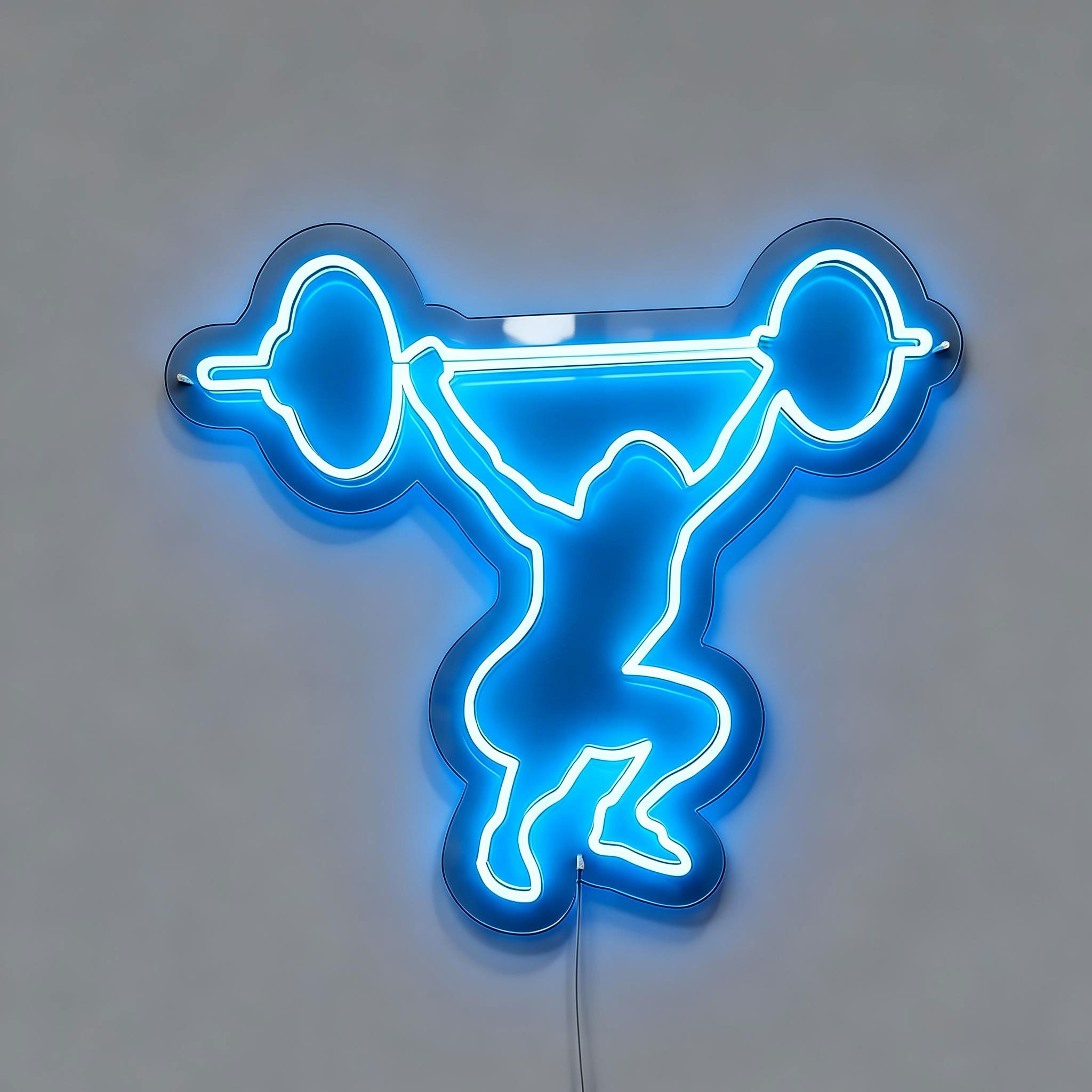 Lift the Barbell Neon Sign