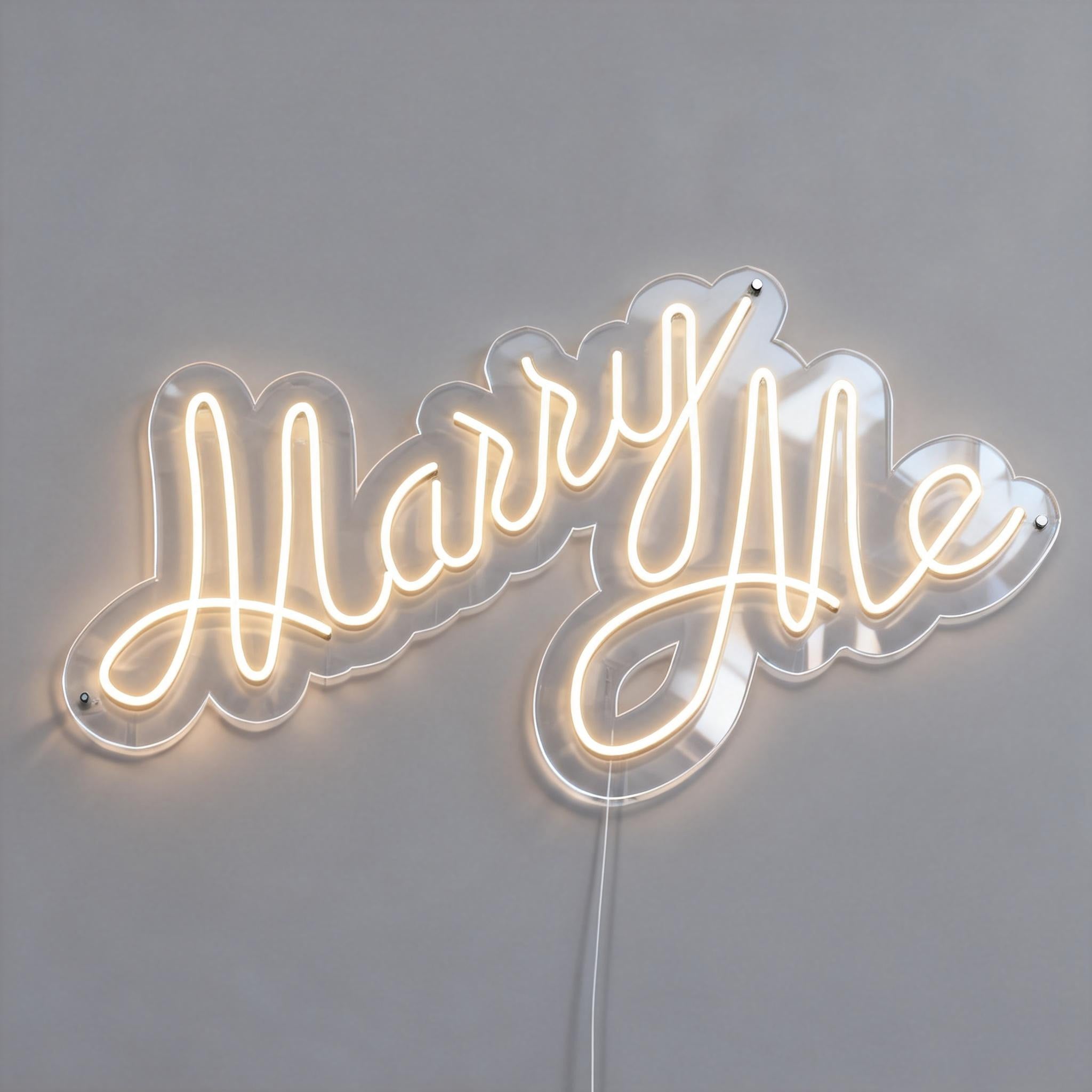 Marry Me Neon Sign