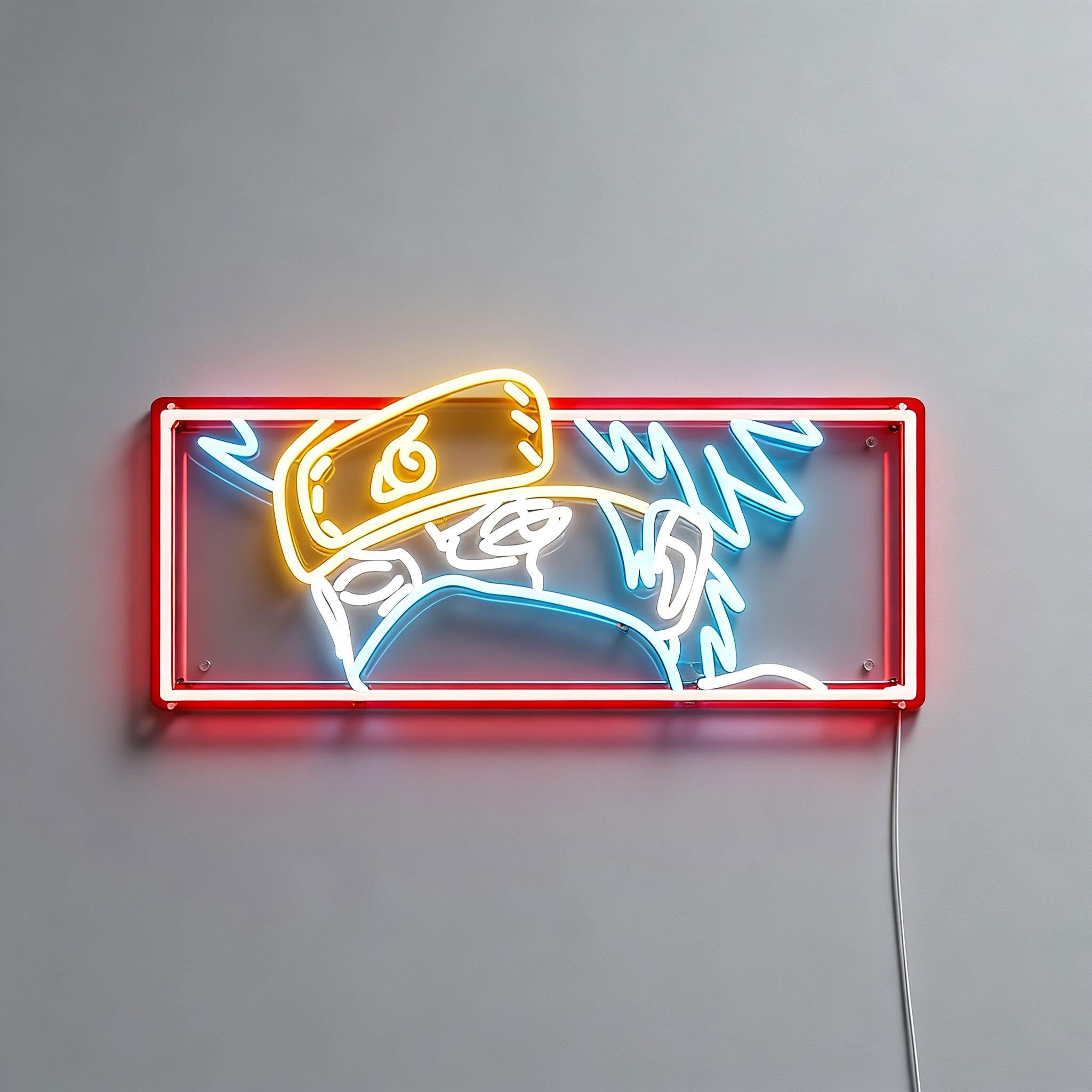 Naruto Neon Sign Kakashi
