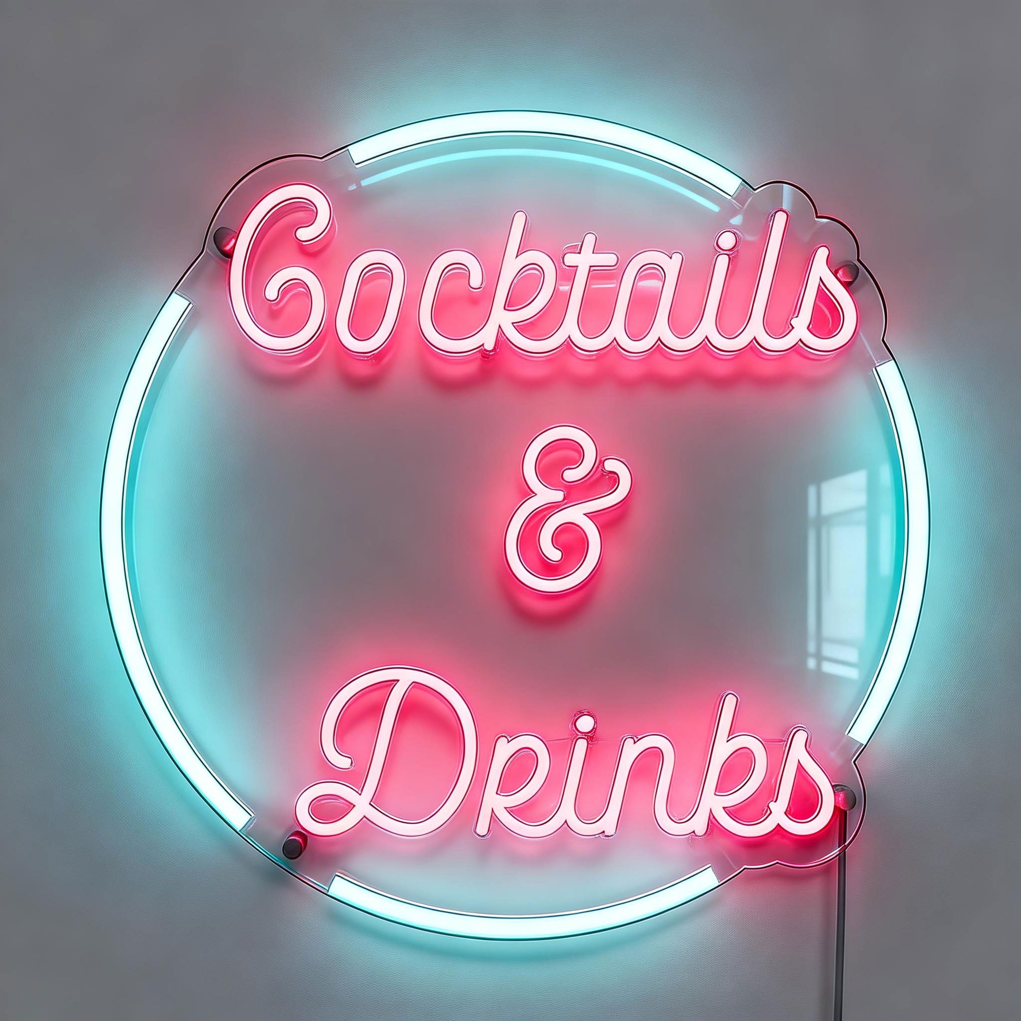 Neon Sign Cocktails and Dreams