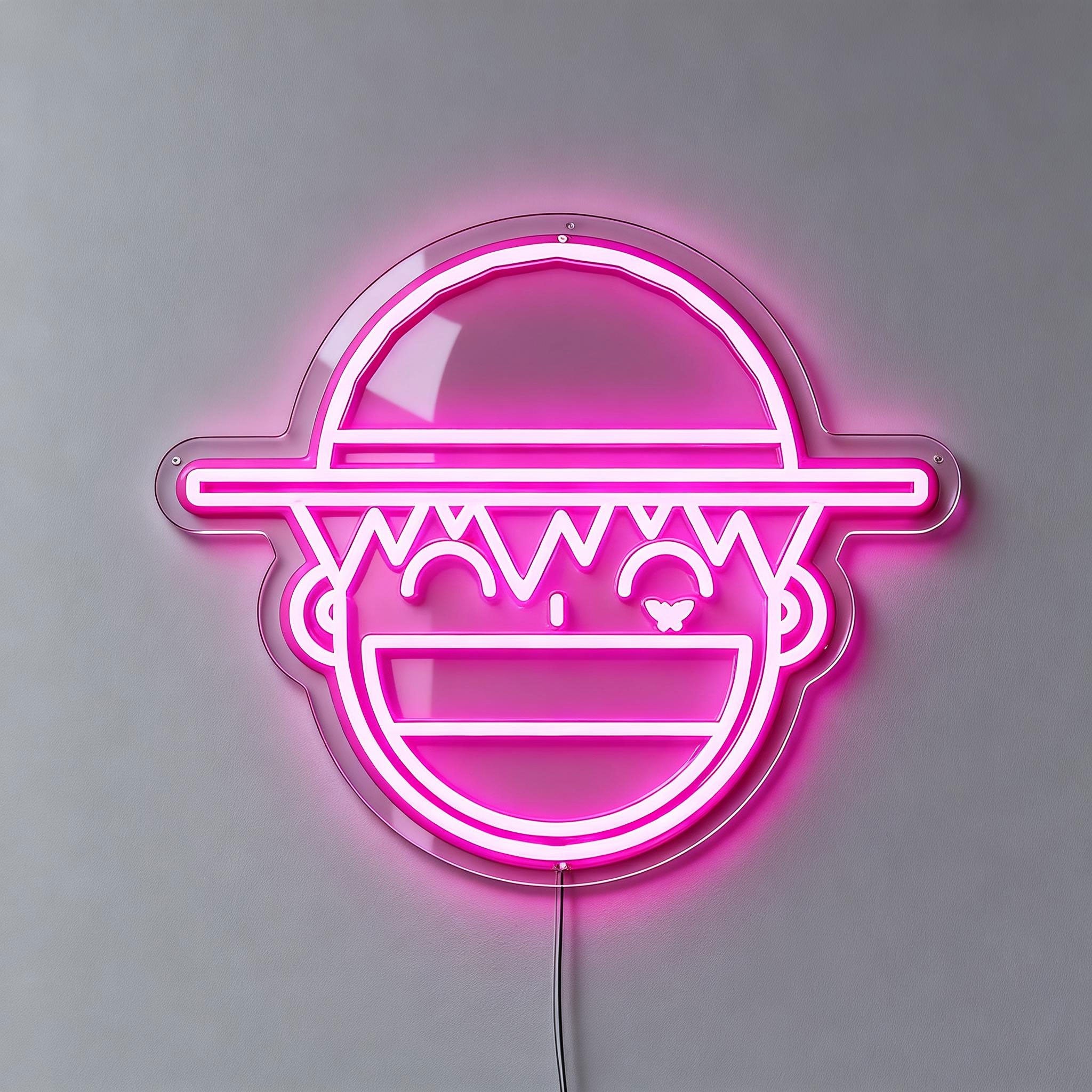 One Piece Neon Sign Luffy Smile