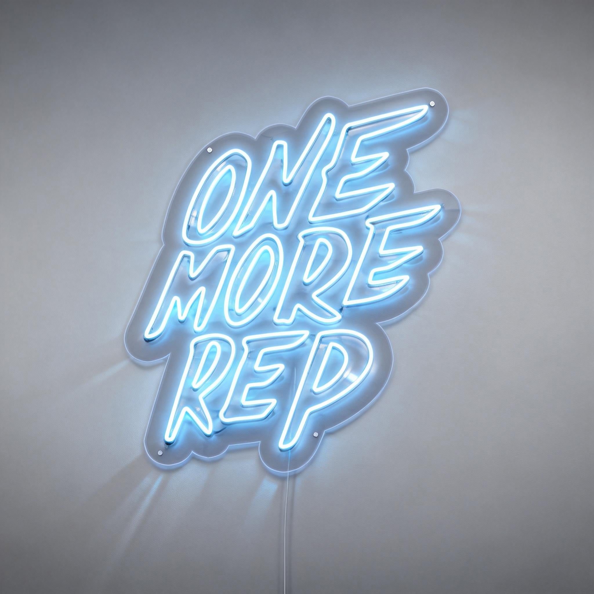 One More Rep Neon Sign
