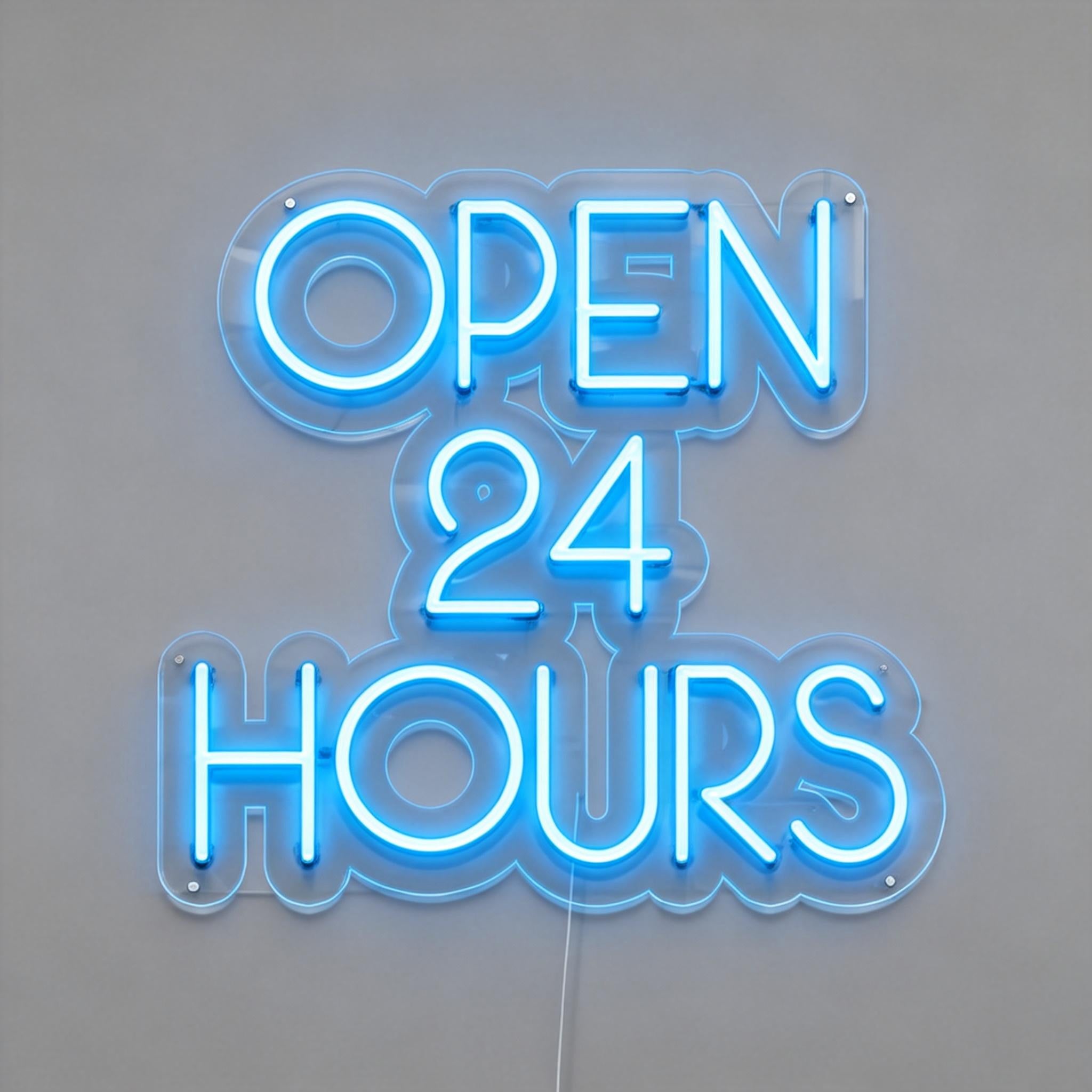 Open 24 Hours Neon Signs