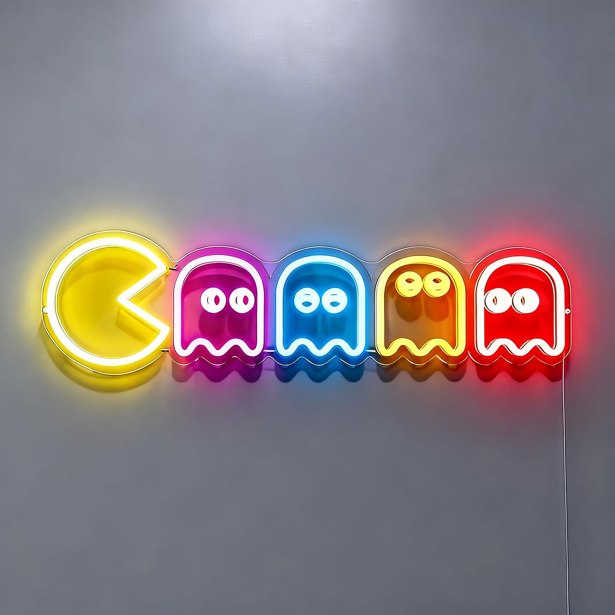 Pac Man Neon Sign