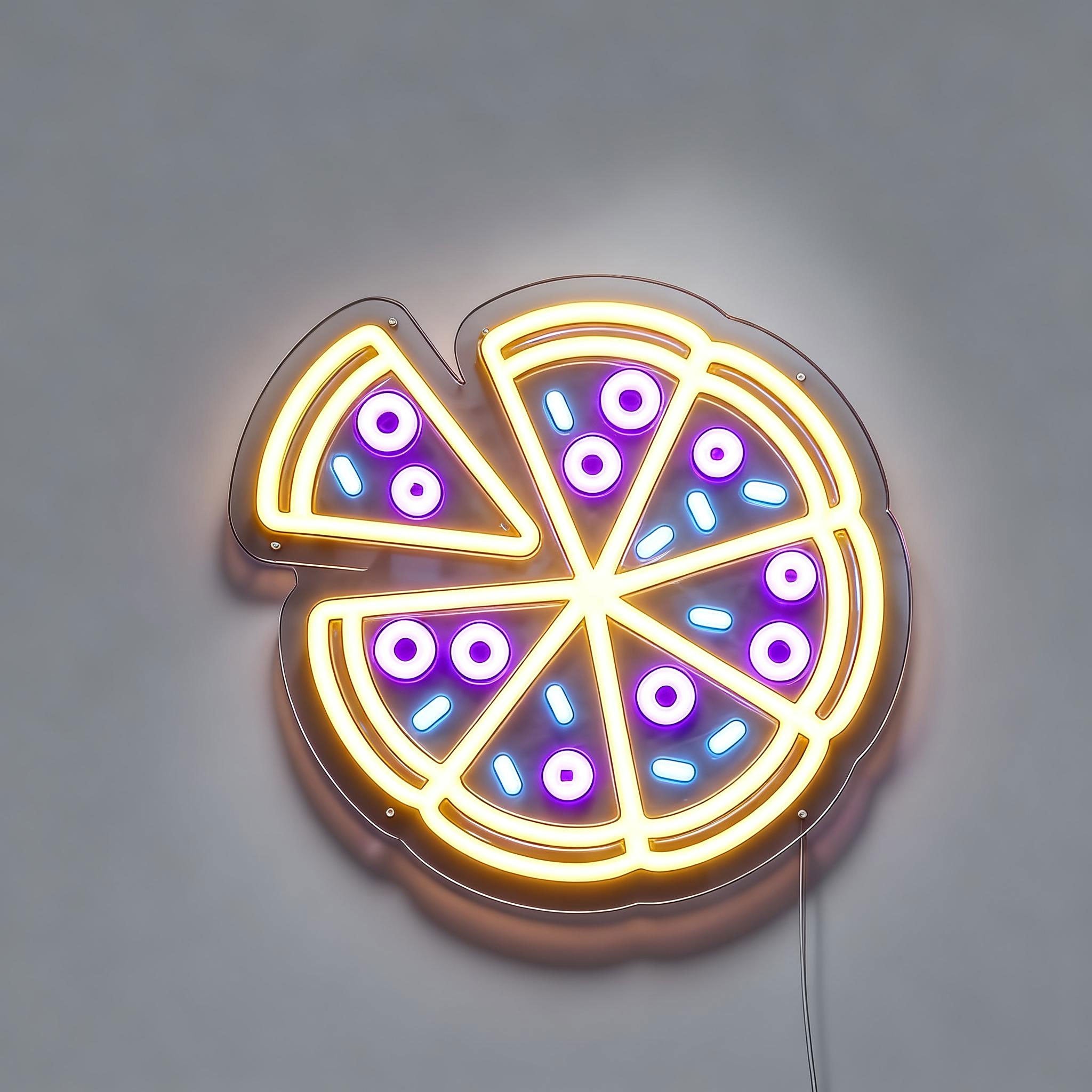 Party Neon Pizza Sign