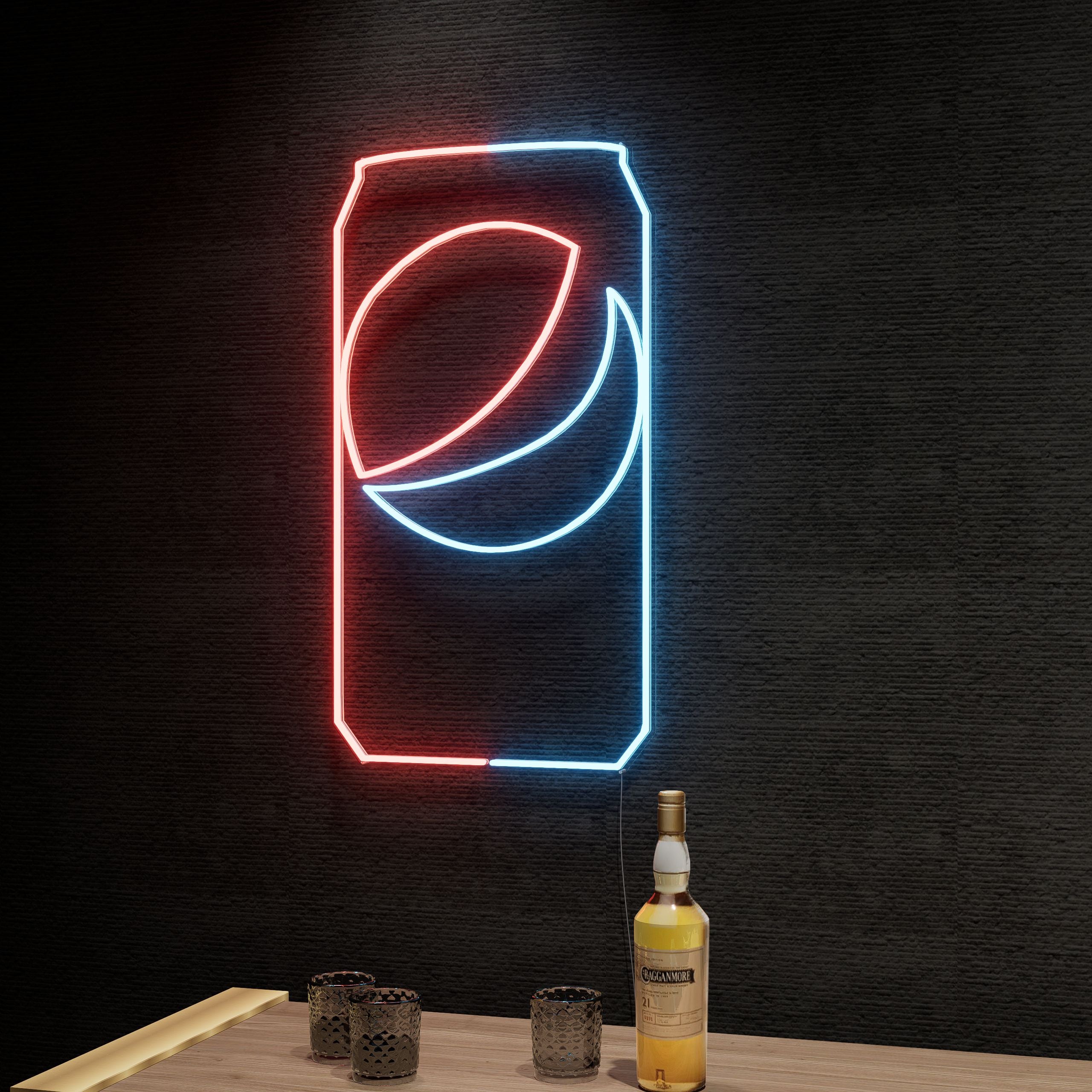 Pepsi neon light hotsell