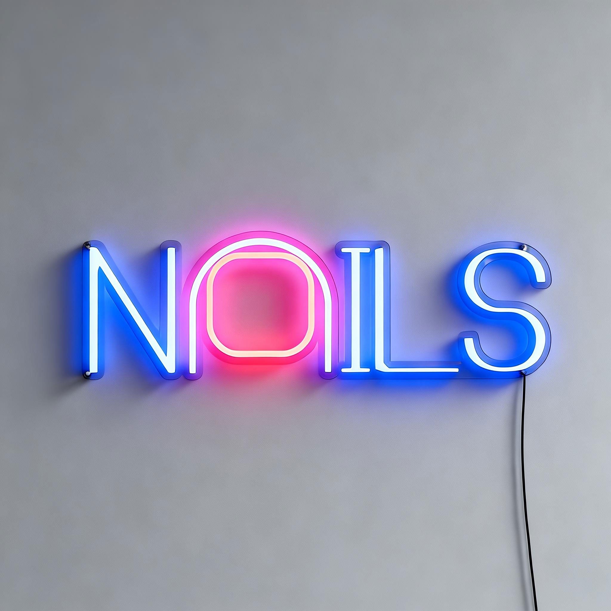 Pink Nails Neon Sign