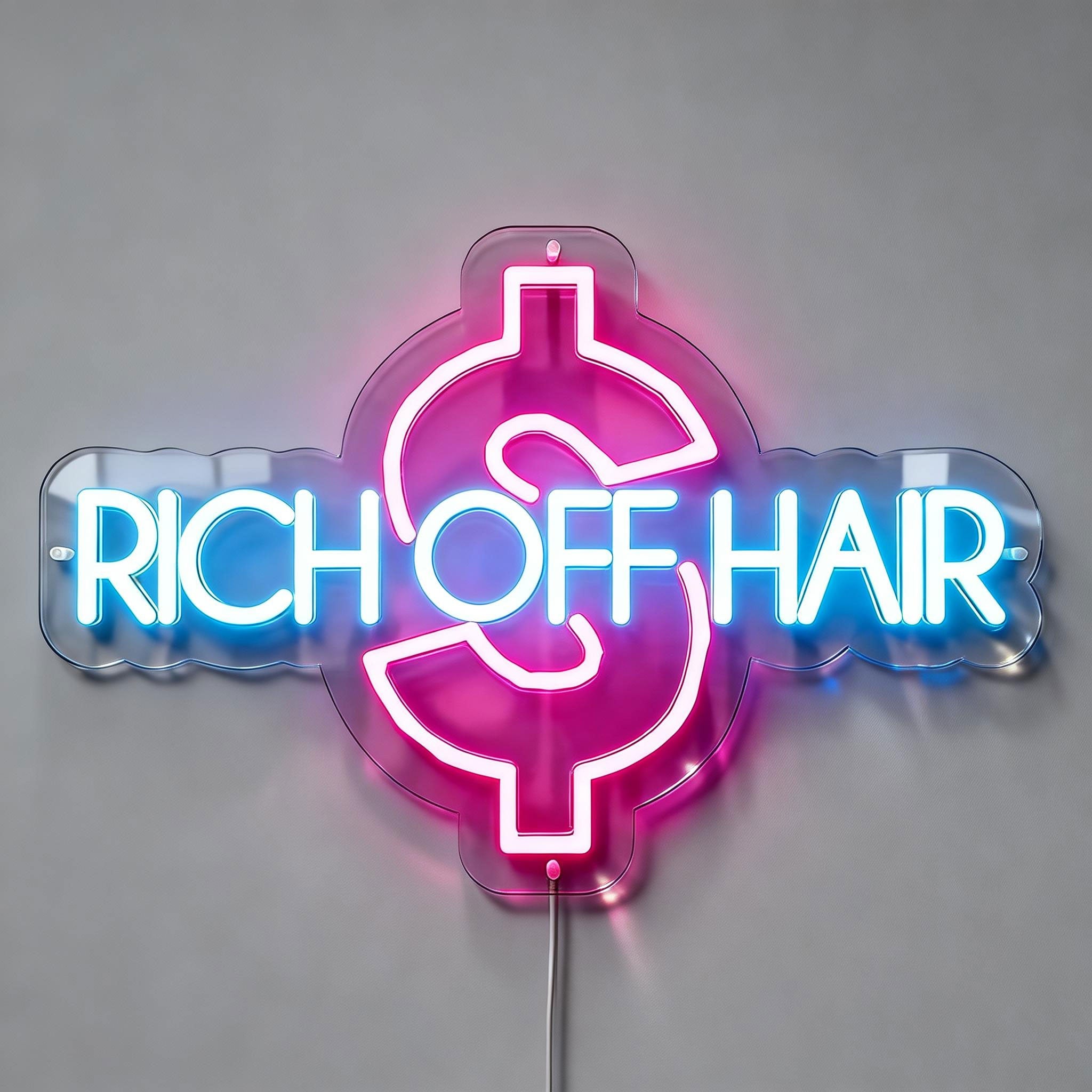 Rich off Hair Salon Signs