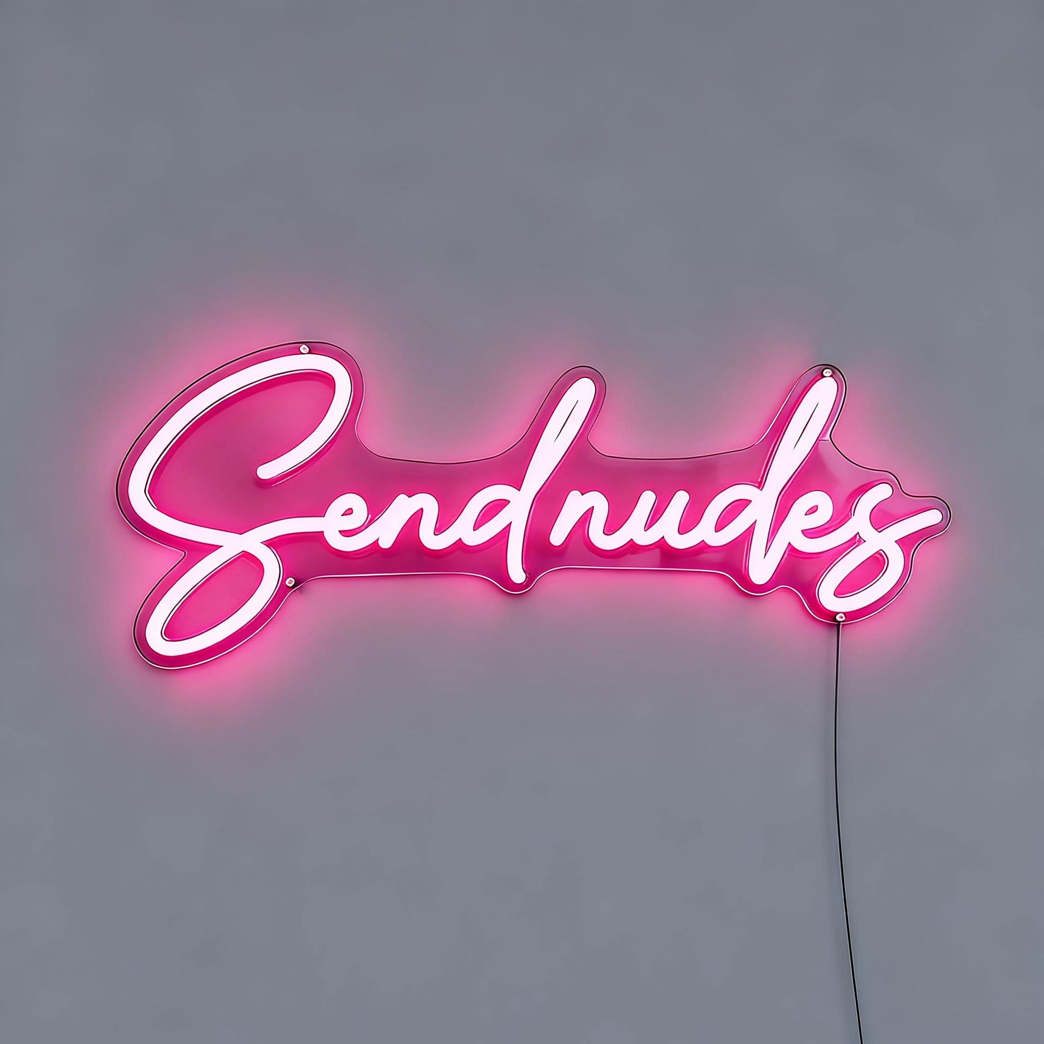 Send Nudes Neon Sign