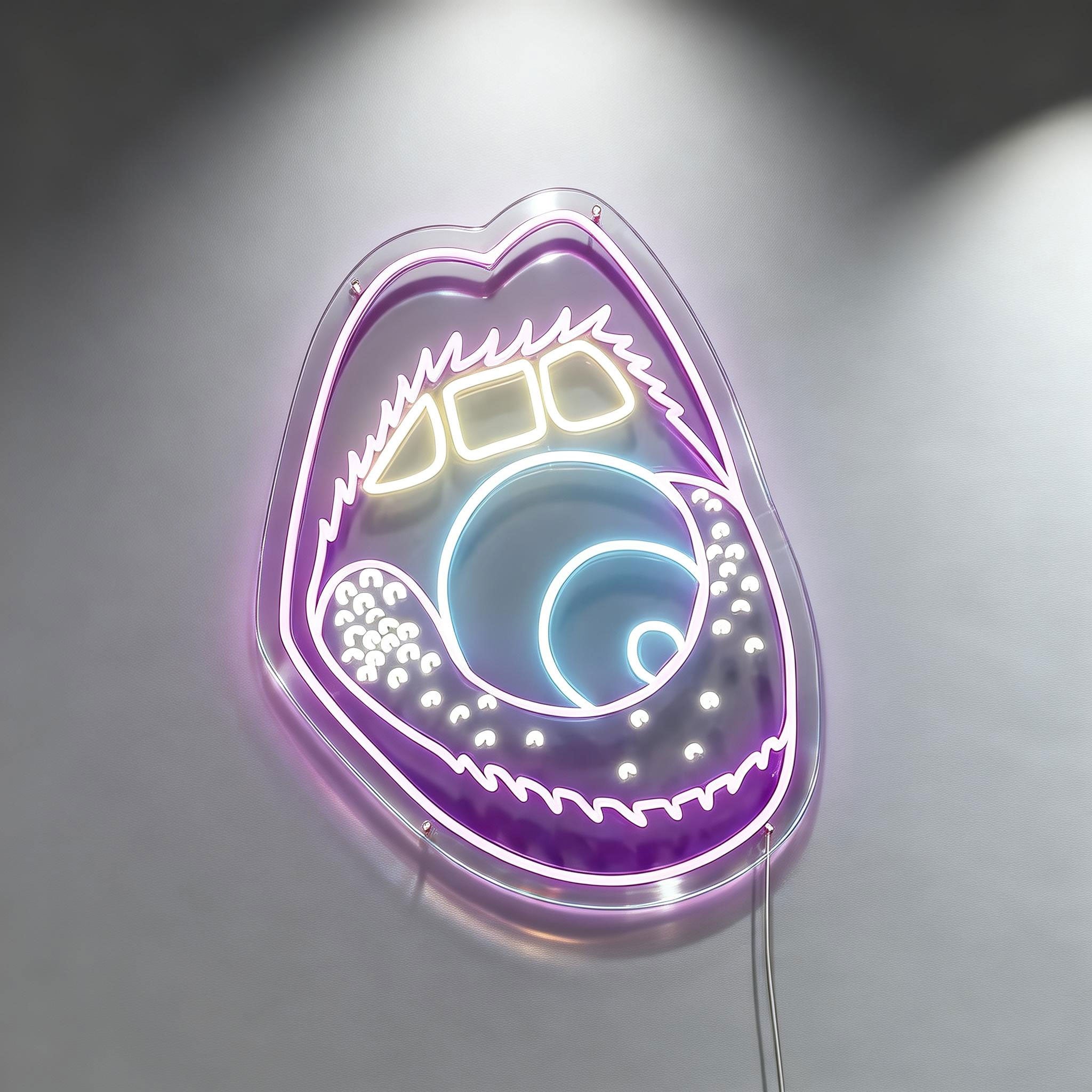 Shout for Rock and Roll Music Neon Sign