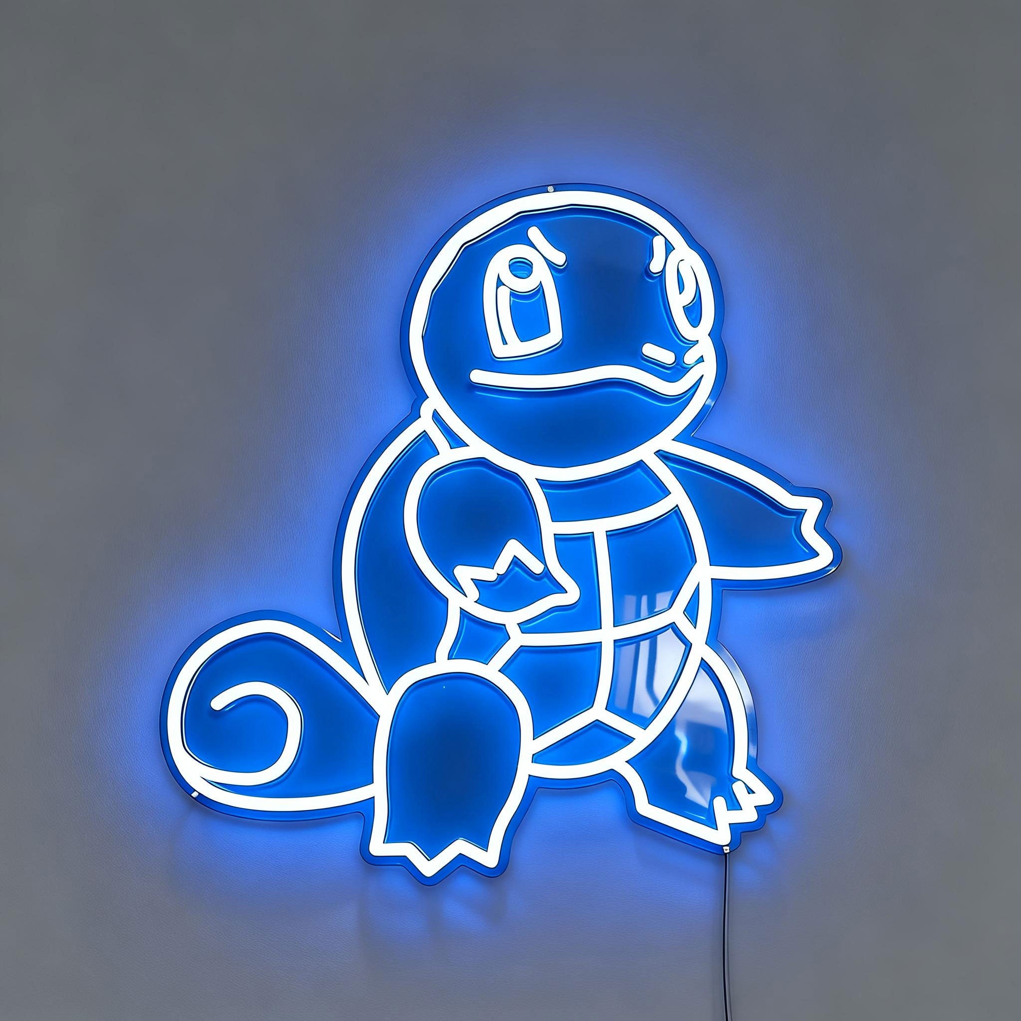 Squirtle Neon Sign