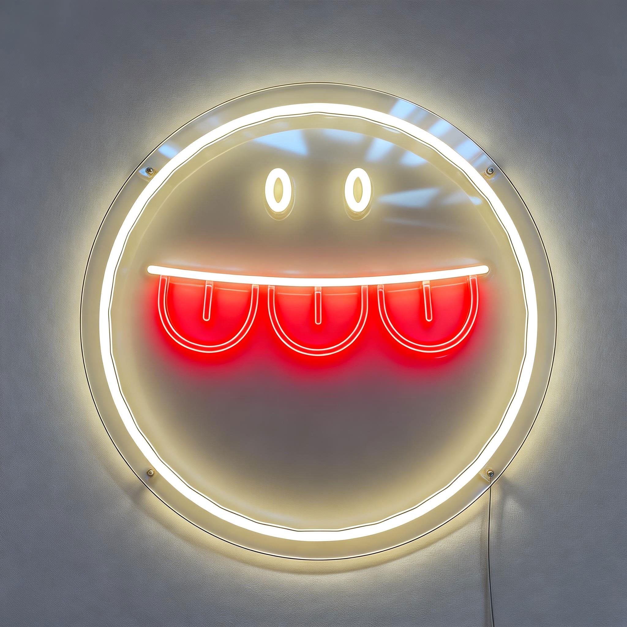 Sticking Tongue Smile Neon Sign