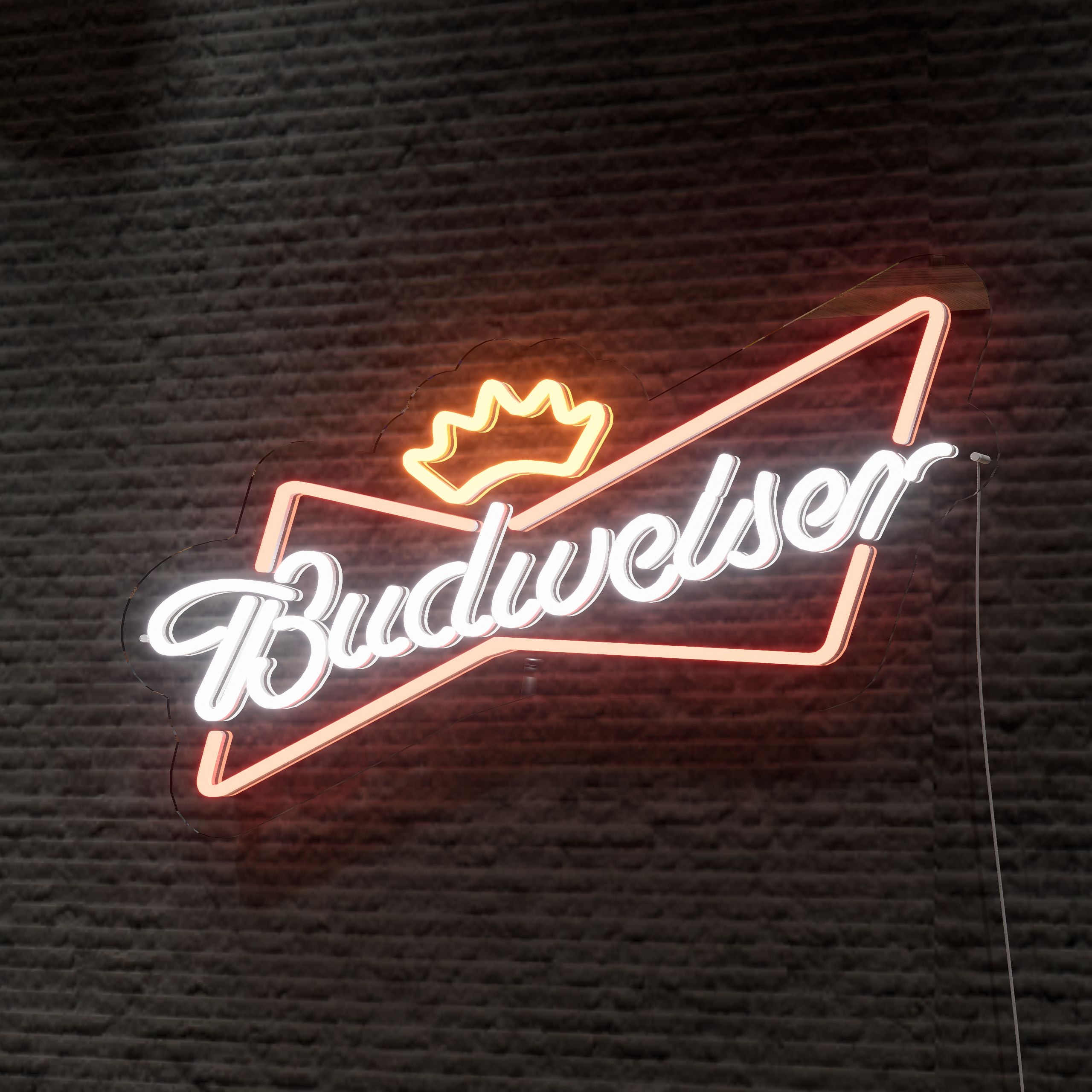 【77⭐︎さん専用】Budweiser ネオン看板 新品 希少 バドワイザー ヴィンテージ ネオンサイン 看板 ネオン