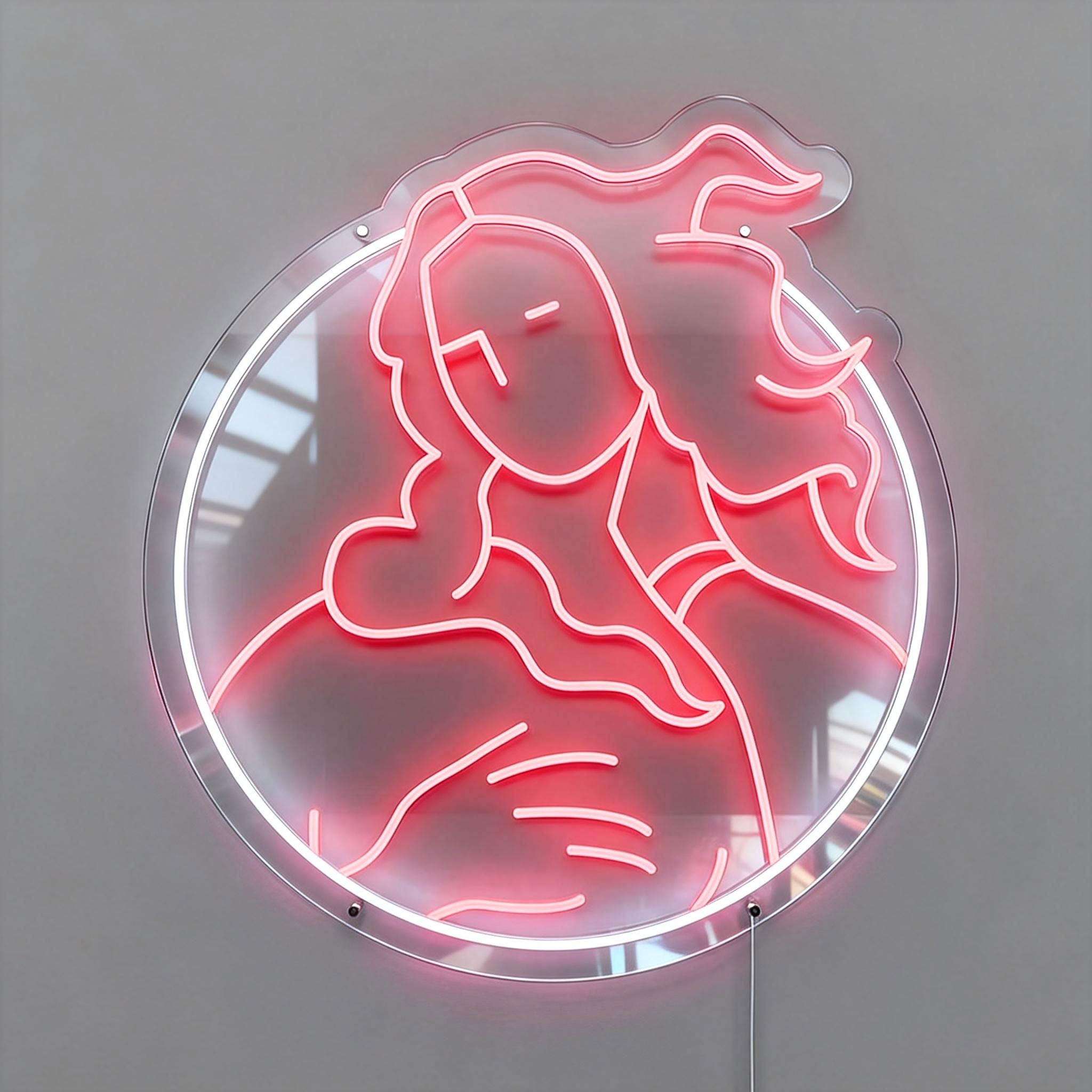 The Birth of Venus Neon Light Art