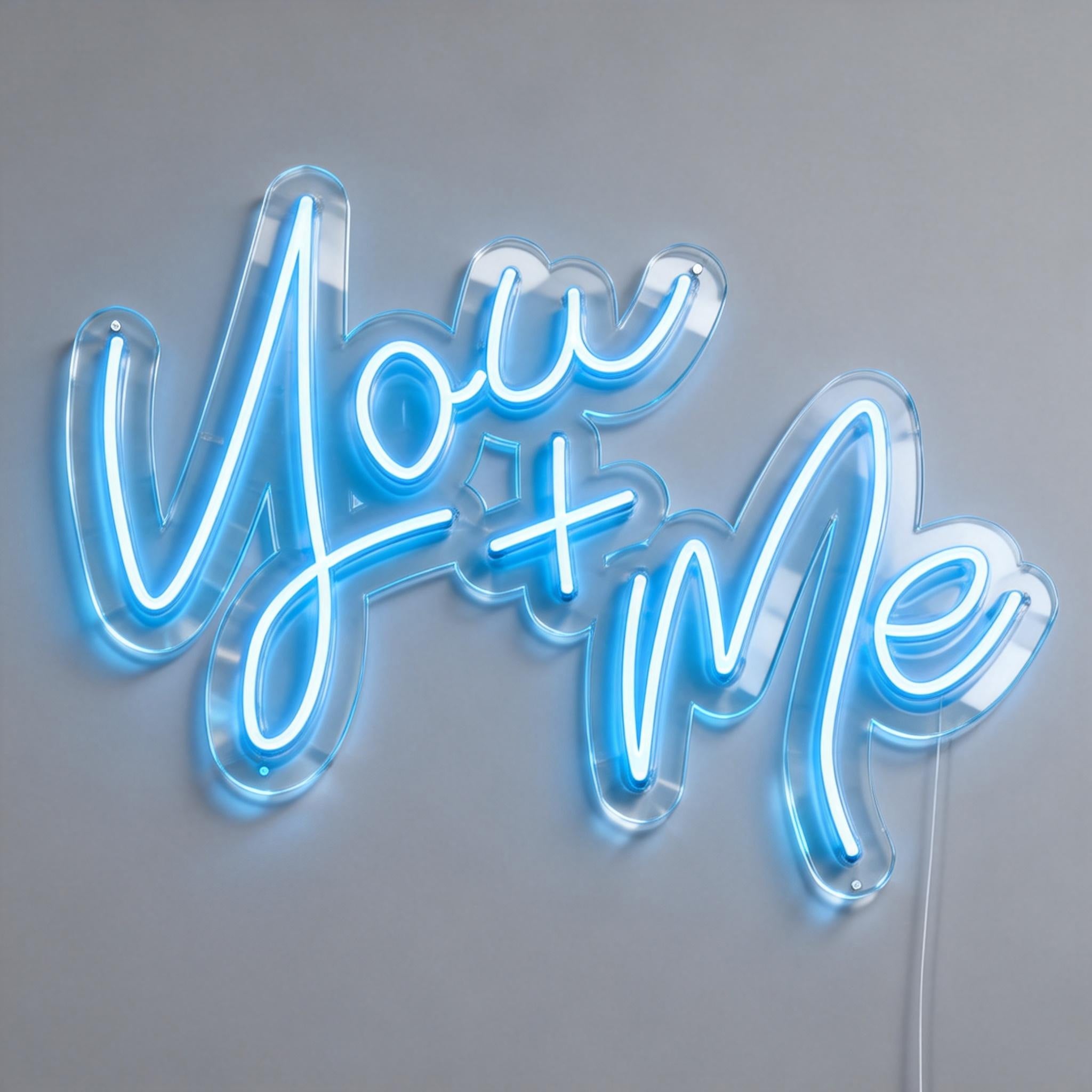You + Me Neon Sign