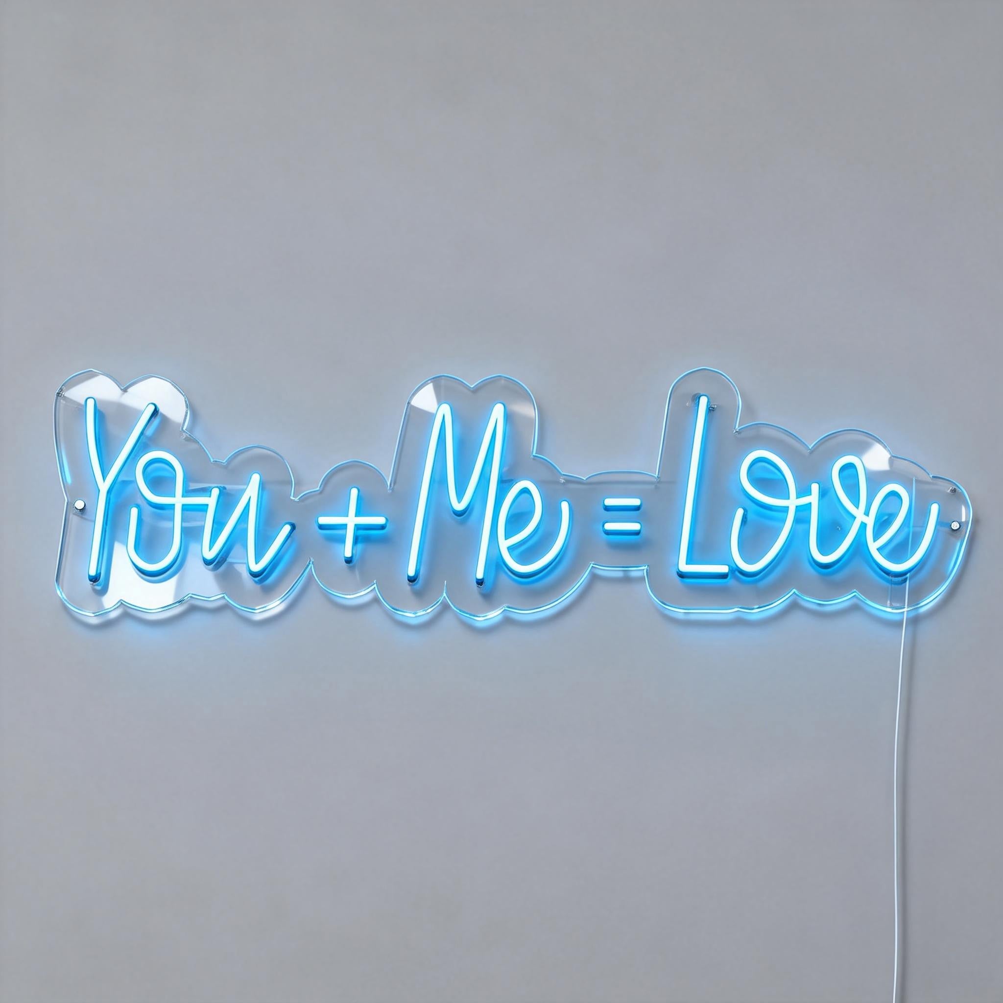 You + Me = Love Led Neon Signs