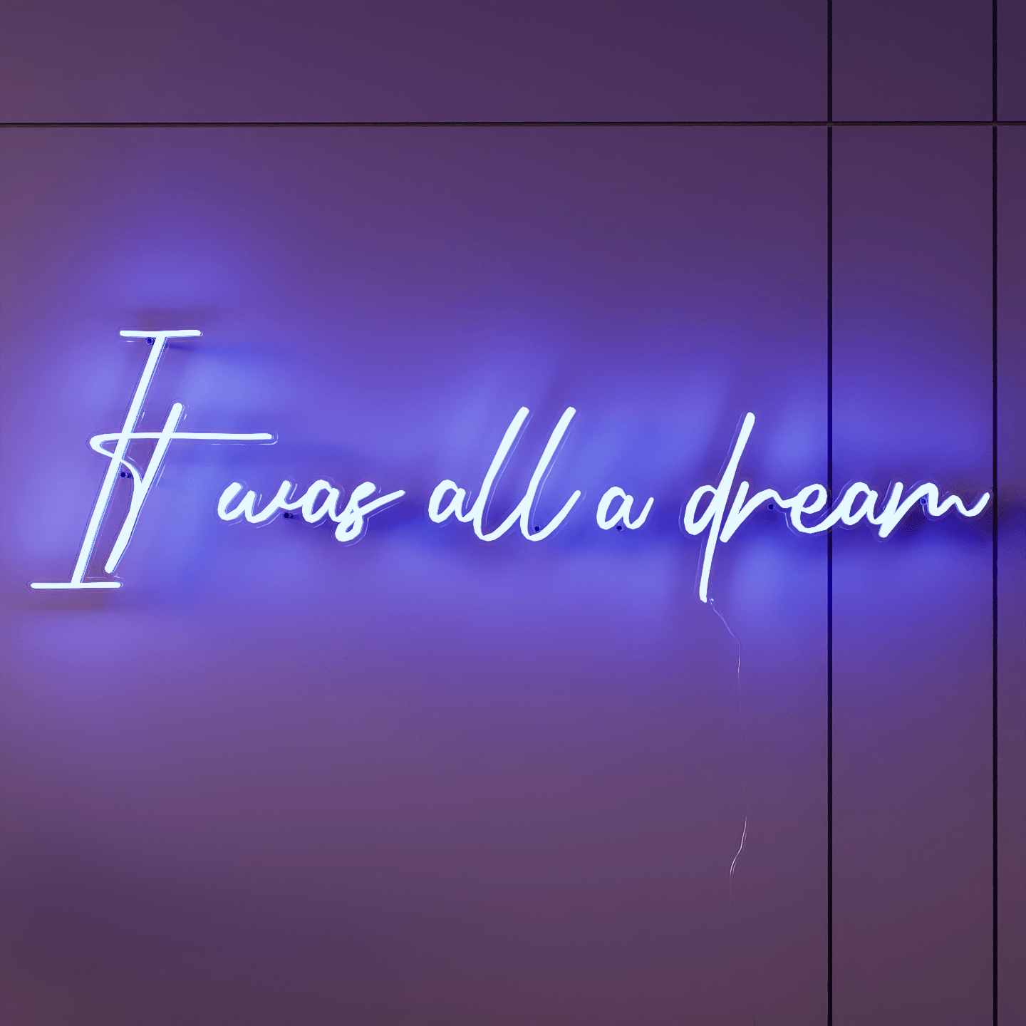 rontal-shot-of-lit-blue-neon-lights-hanging-on-wall-for-display-it-was-all-a-dream