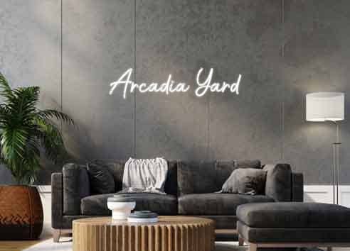 Custom Sign Metric Units Arcadia Yard