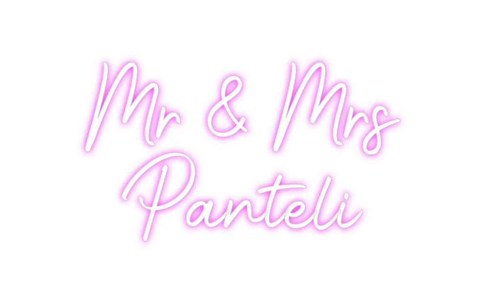Custom Sign Metric Units Mr & Mrs
Pan...