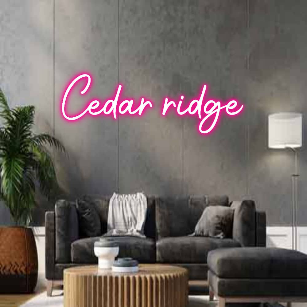 Custom Sign Imperial Units Cedar ridge