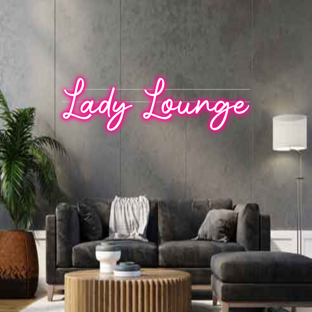 Custom Sign Metric Units Lady Lounge