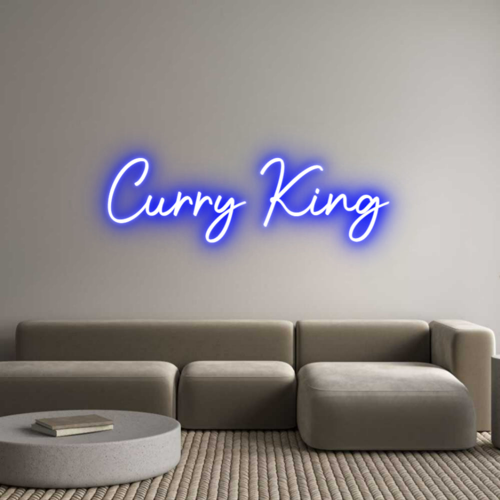 Custom Sign Multiple Color Units Curry King