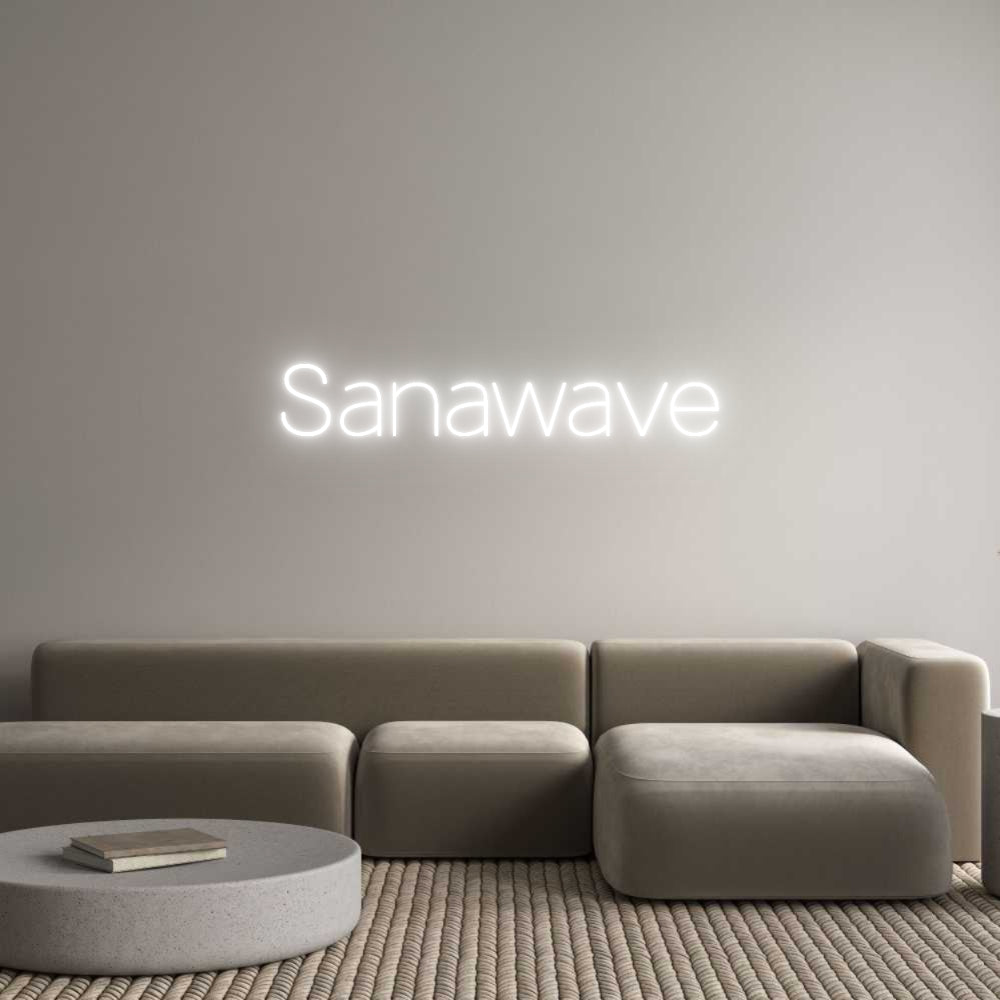 Custom Sign Multiple Color Units Sanawave