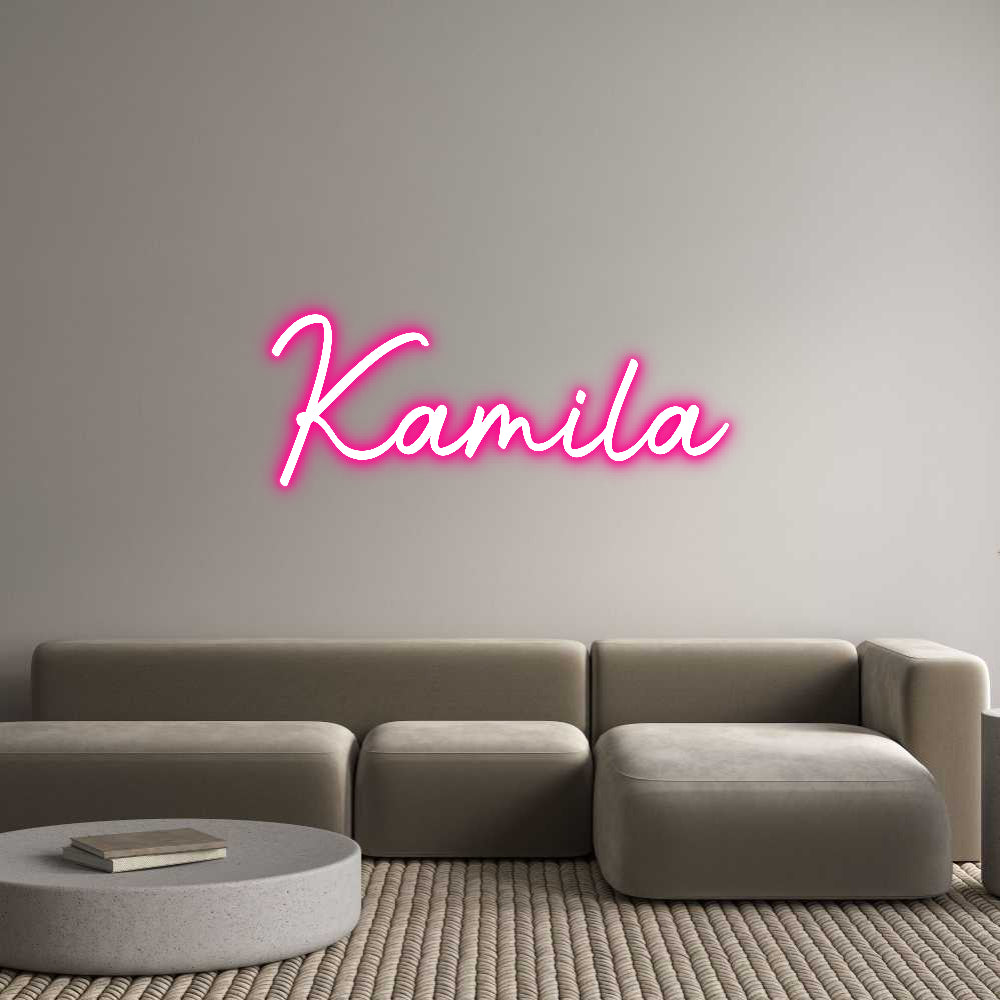 Custom Sign Multiple Color Units Kamila