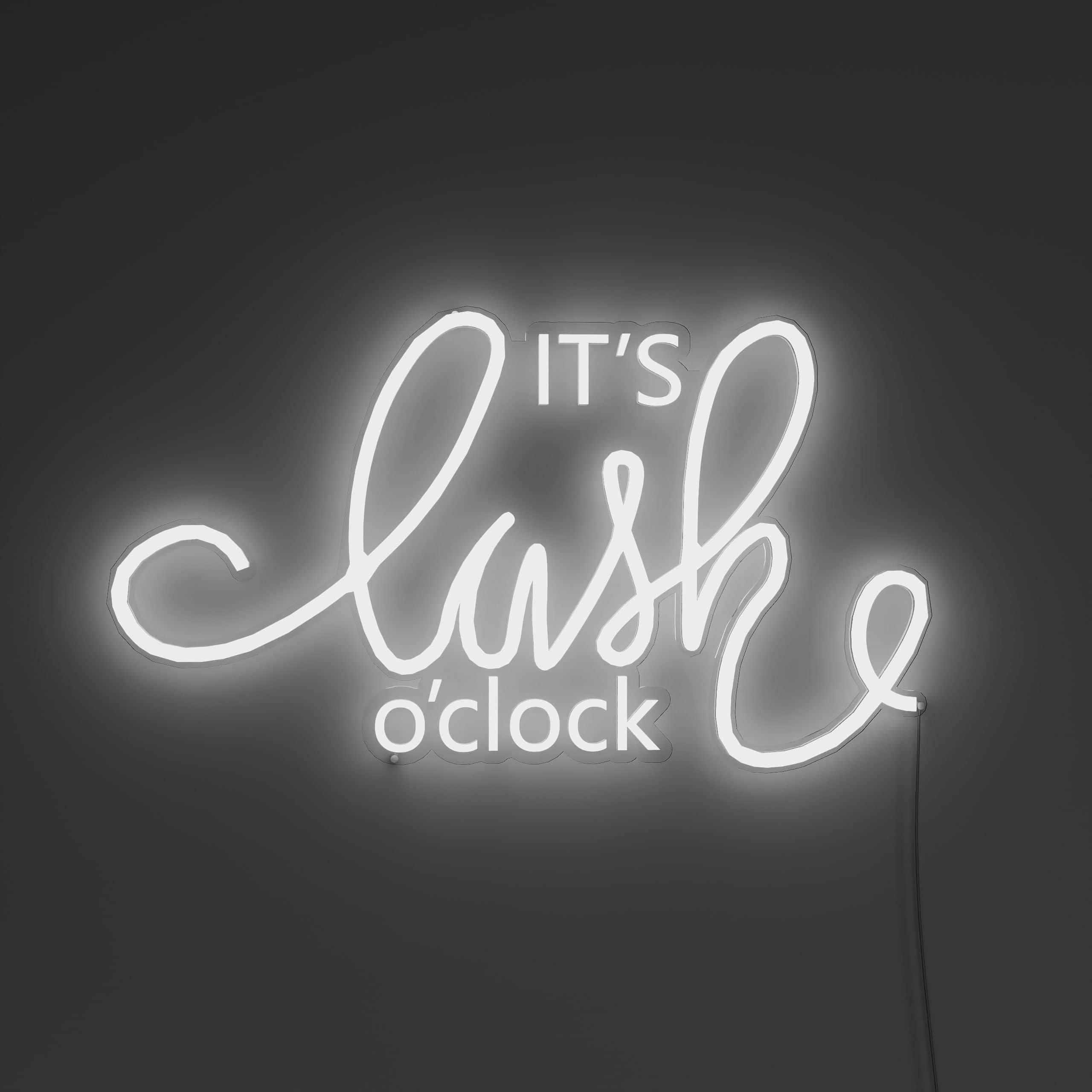 It's Lash O'clock Lashes Neon Sign — NeonsignLife™ | Custom LED Neon ...