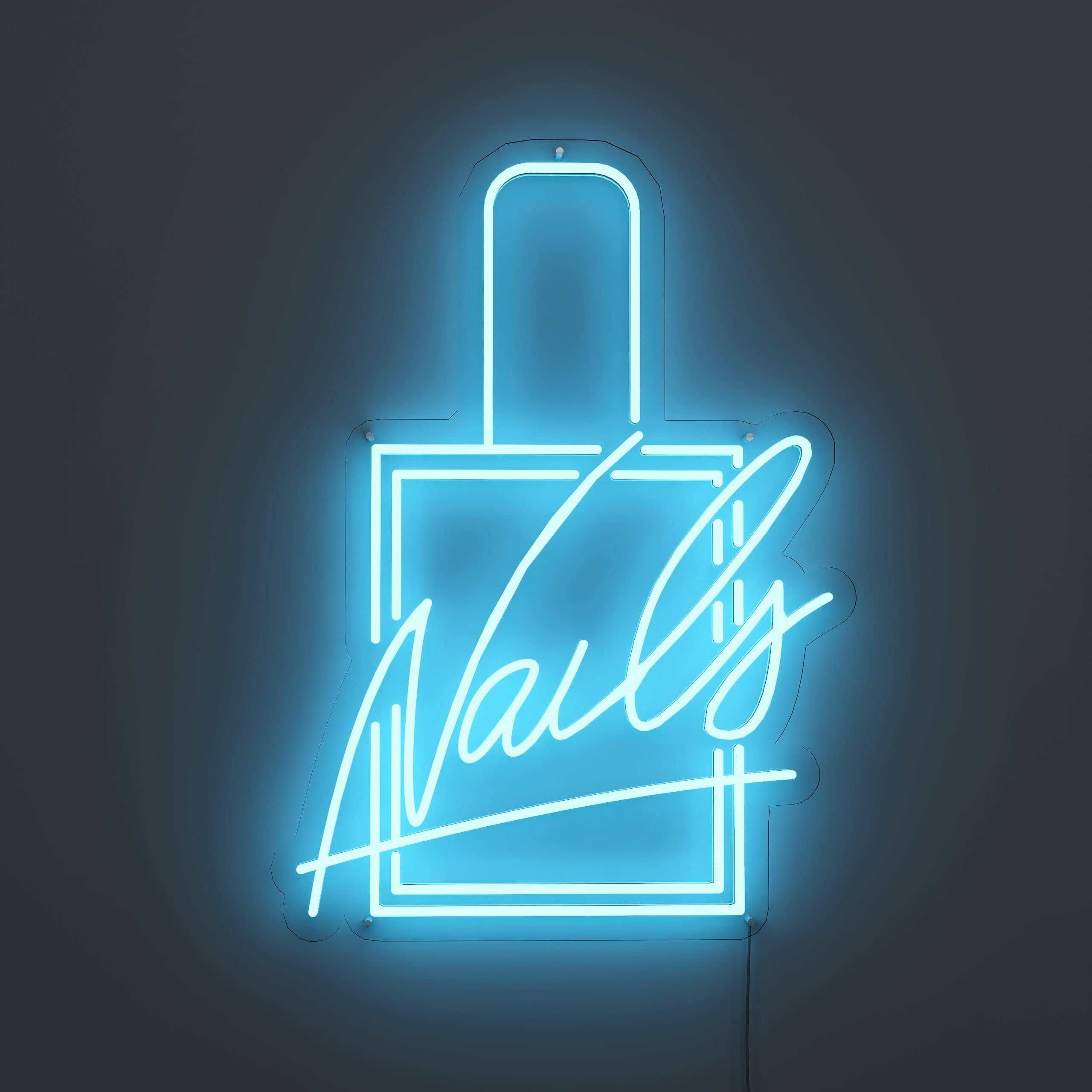 imaginative-nail-art-techniques-neon-sign-lite